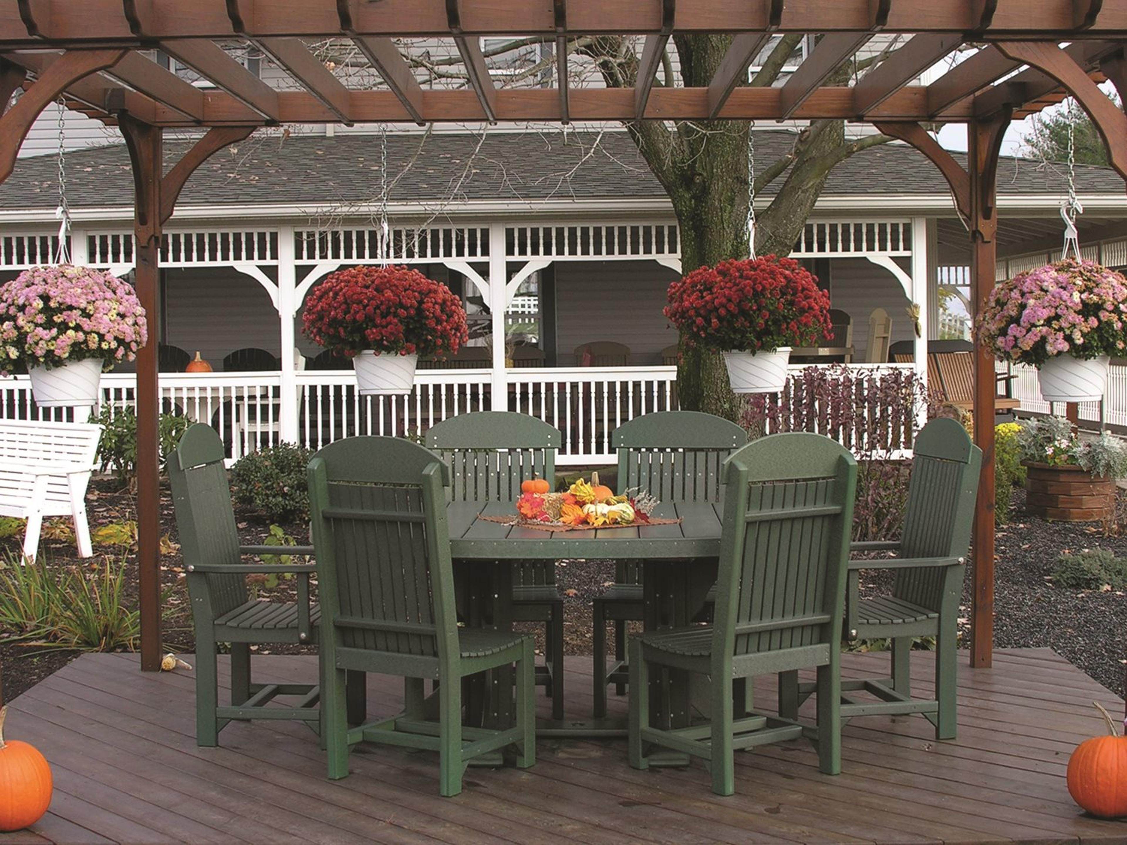 Recycled Plastic Outdoor Patio Dining Set