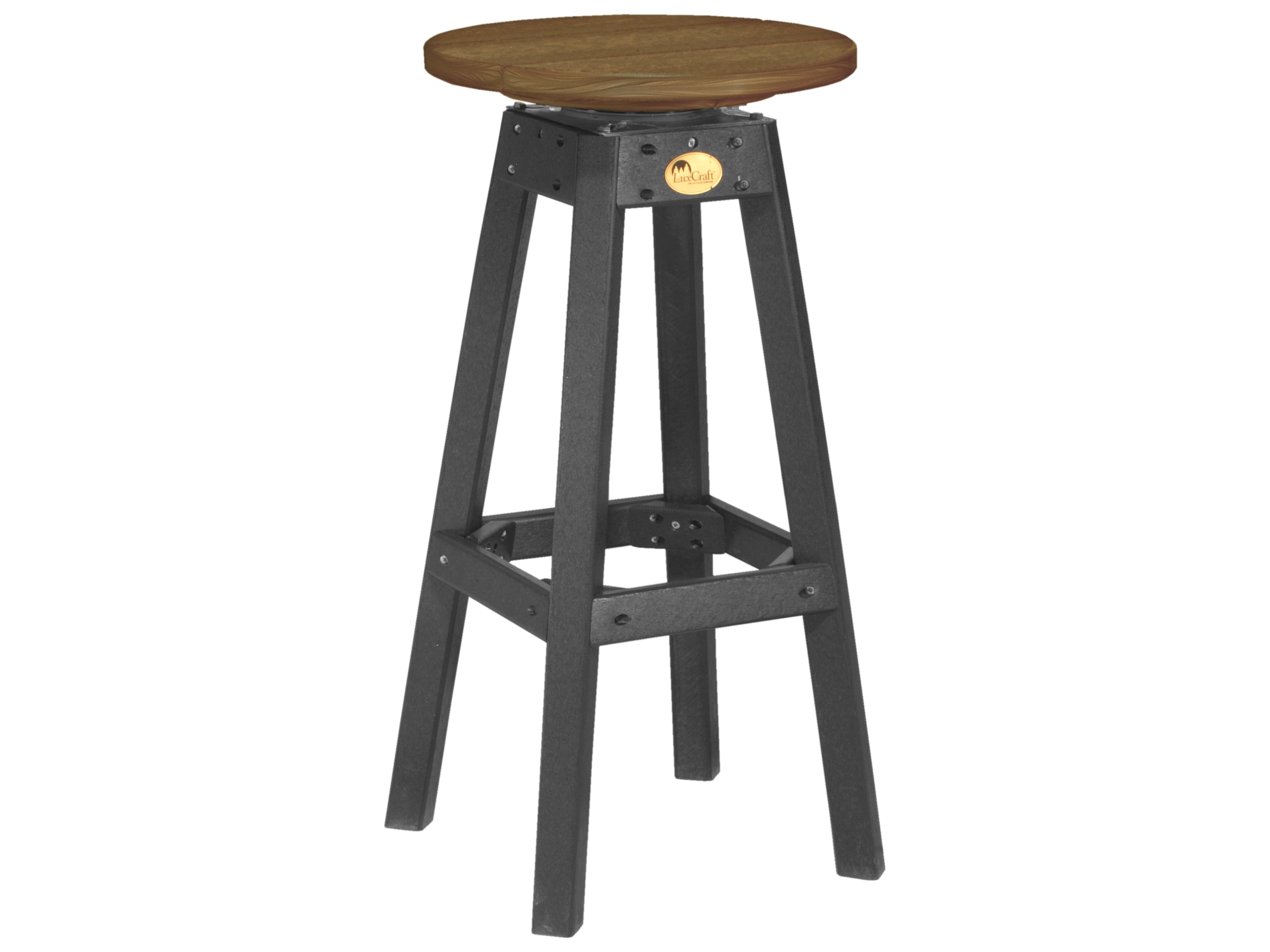 LuxCraft Recycled Plastic Patio Bar Stool