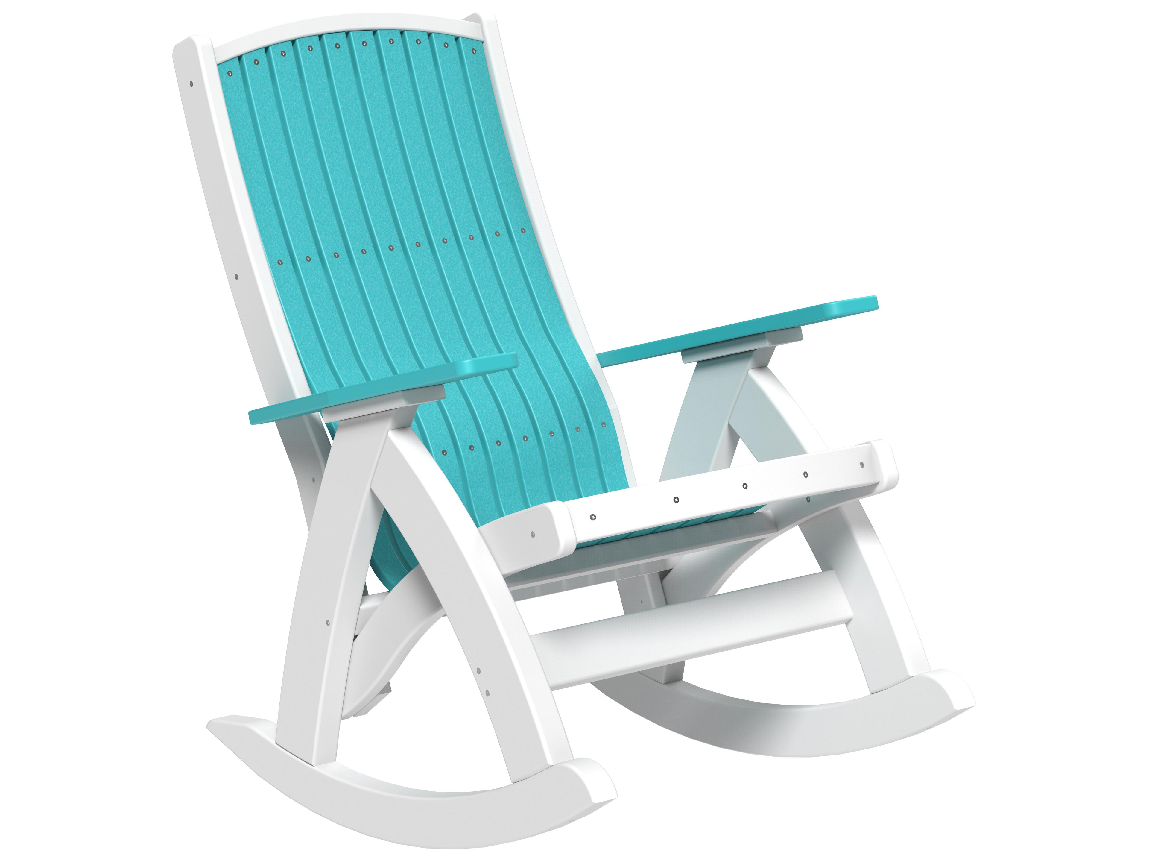 Recycled Plastic Comfort Outdoor Rocker