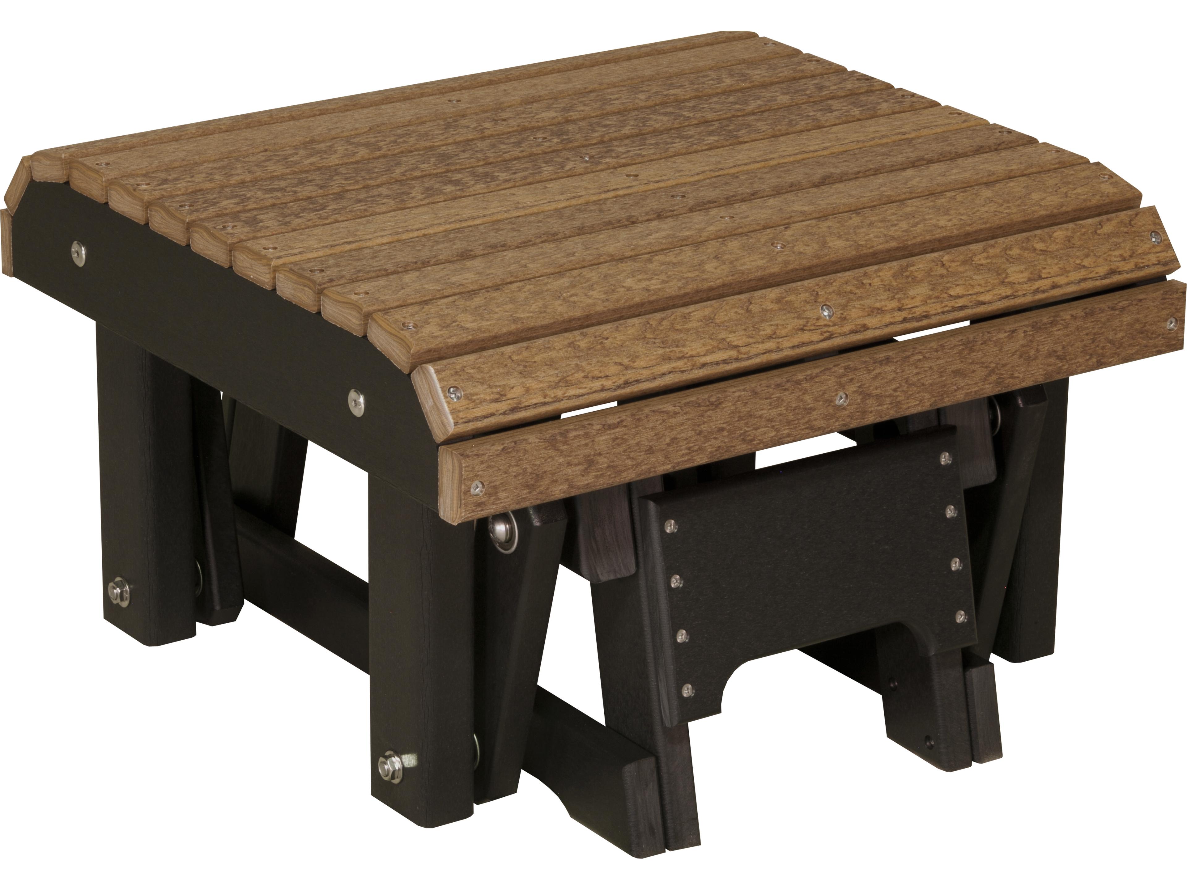 LuxCraft Recycled Plastic Glider Footrest