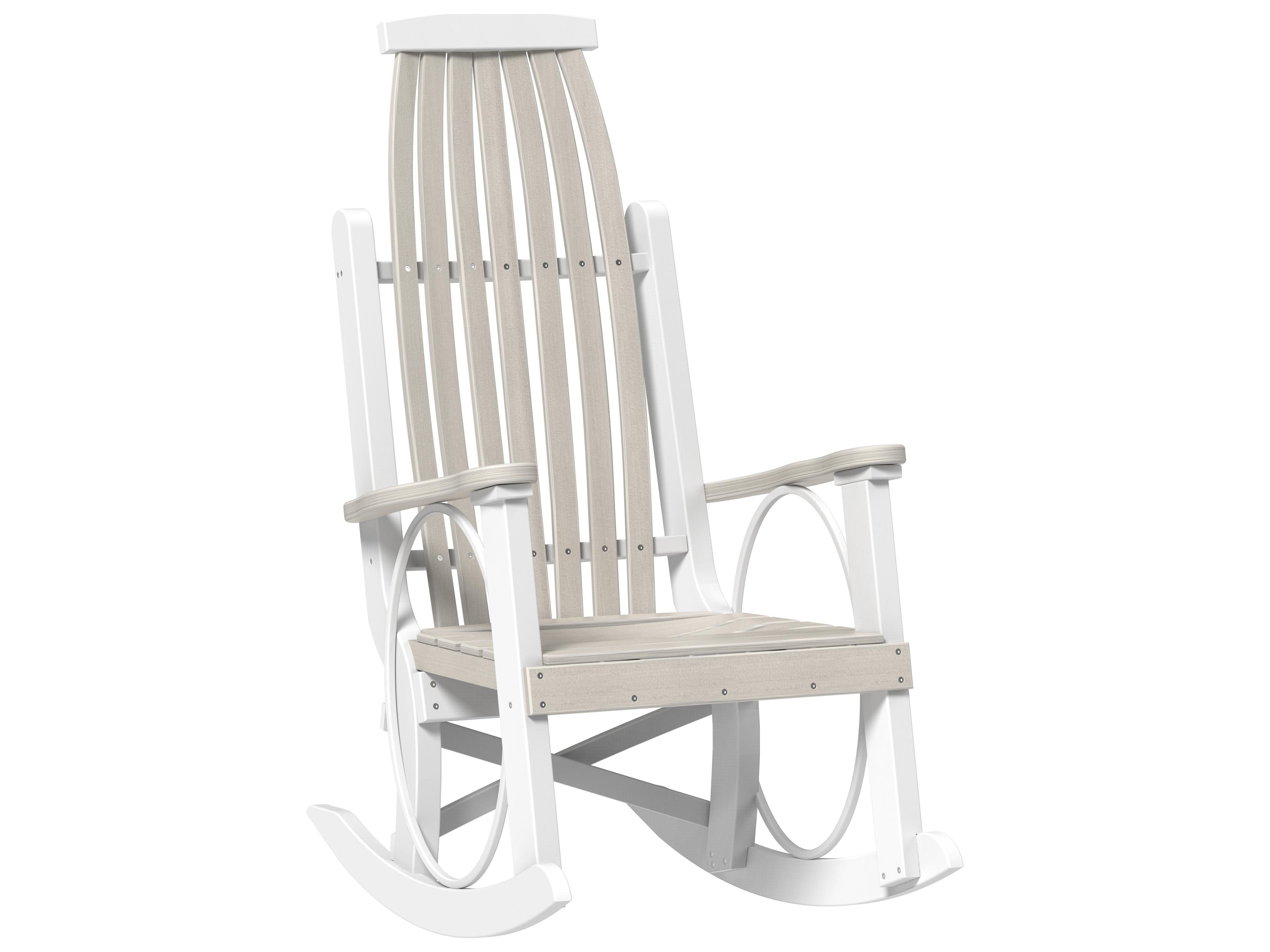 LuxCraft Recycled Plastic Grandpa's Outdoor Patio Rocker