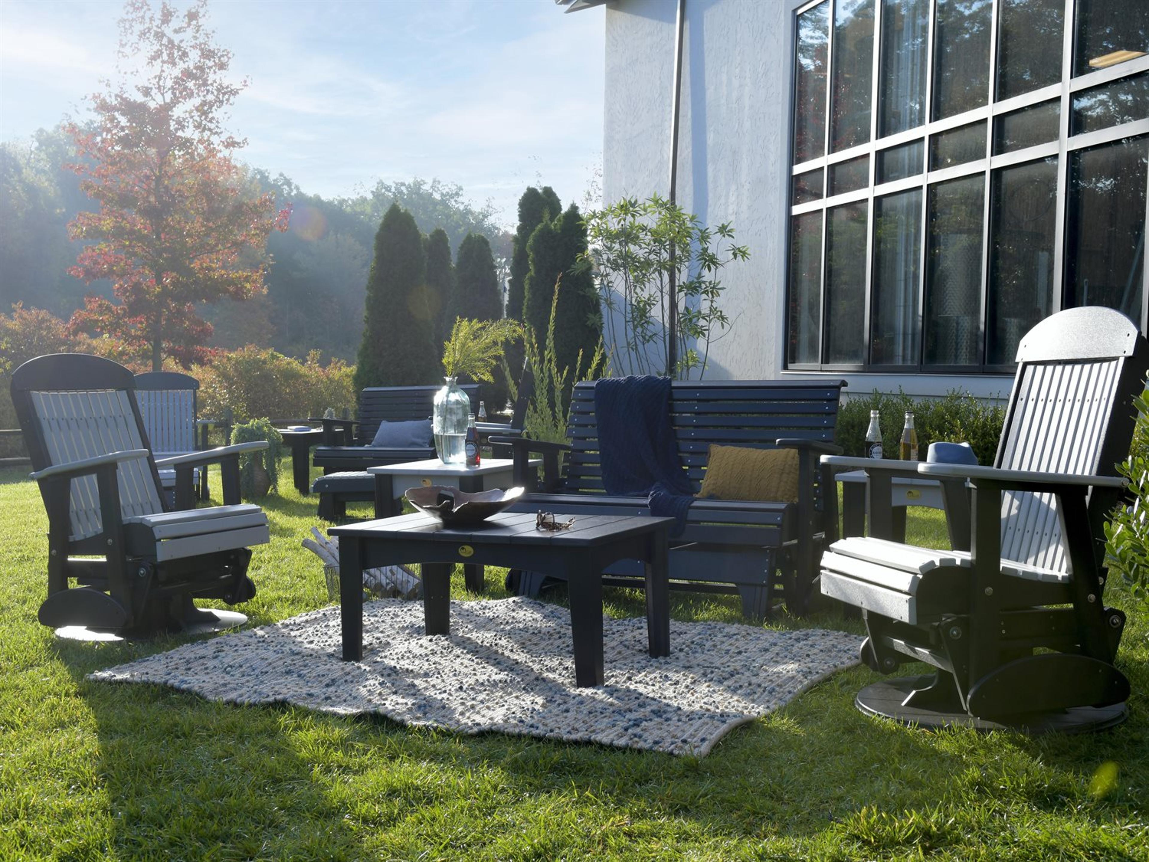 Recycled Plastic Outdoor Patio Lounge Set