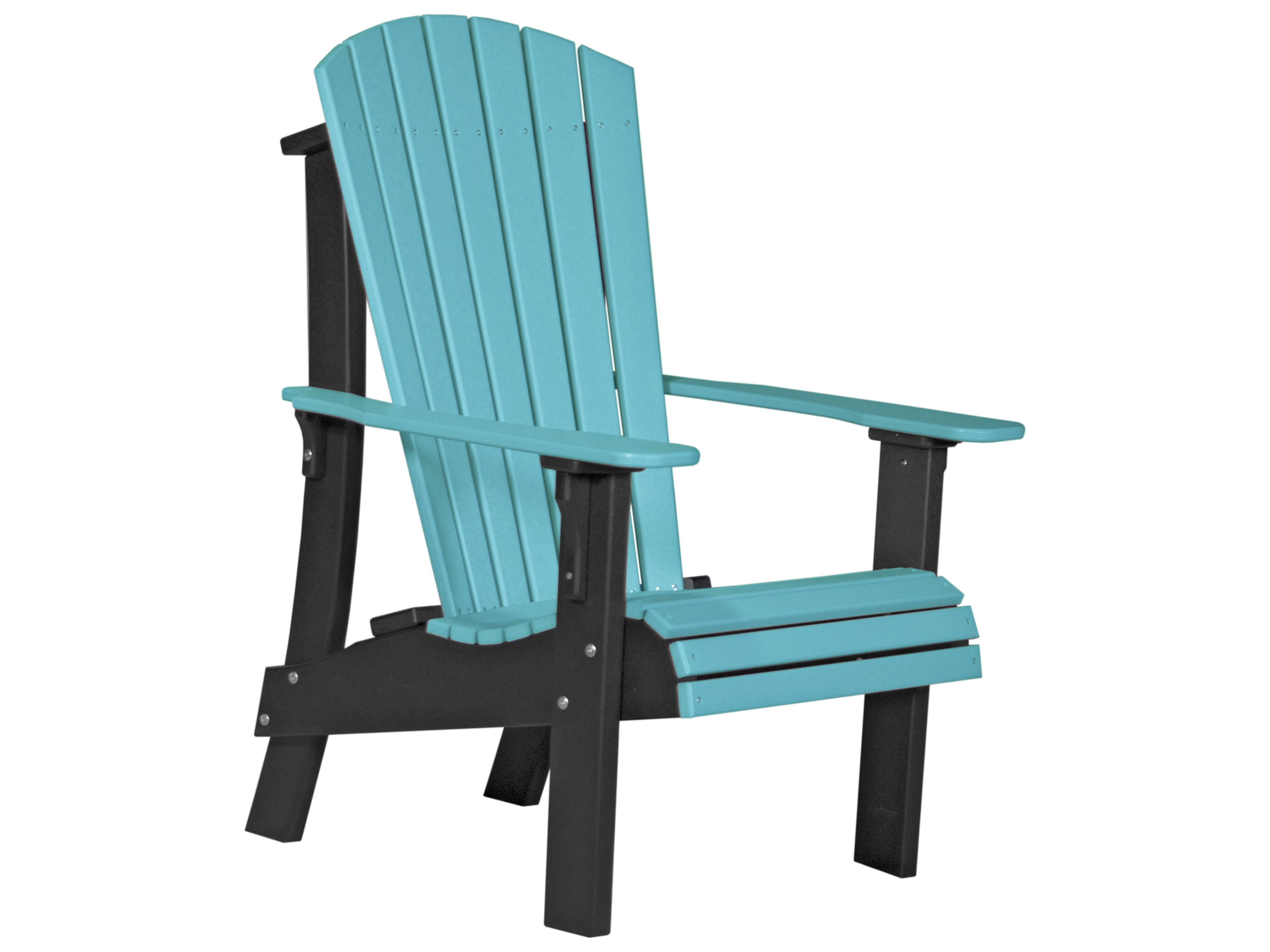 LuxCraft Recycled Plastic Royal Outdoor Adirondack Chair
