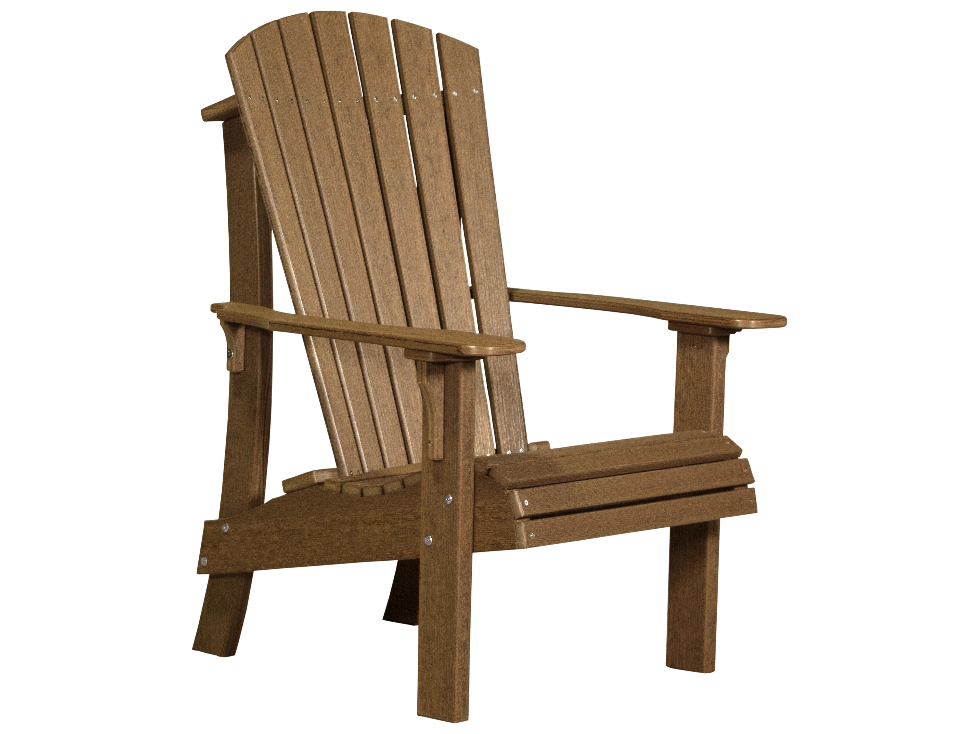 LuxCraft Recycled Plastic Royal Outdoor Adirondack Chair
