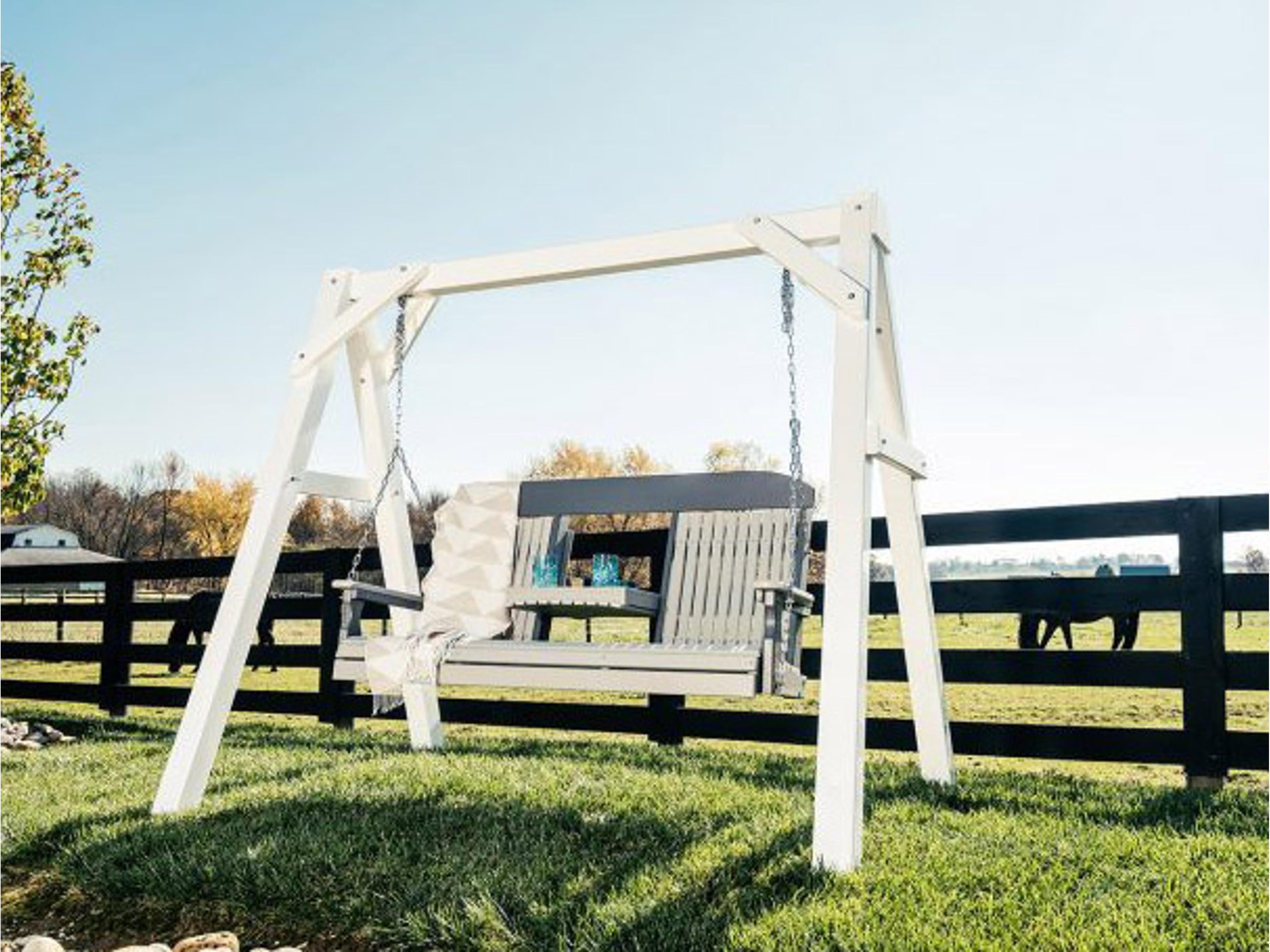 Swings Recycled Plastic Outdoor Patio Lounge Set