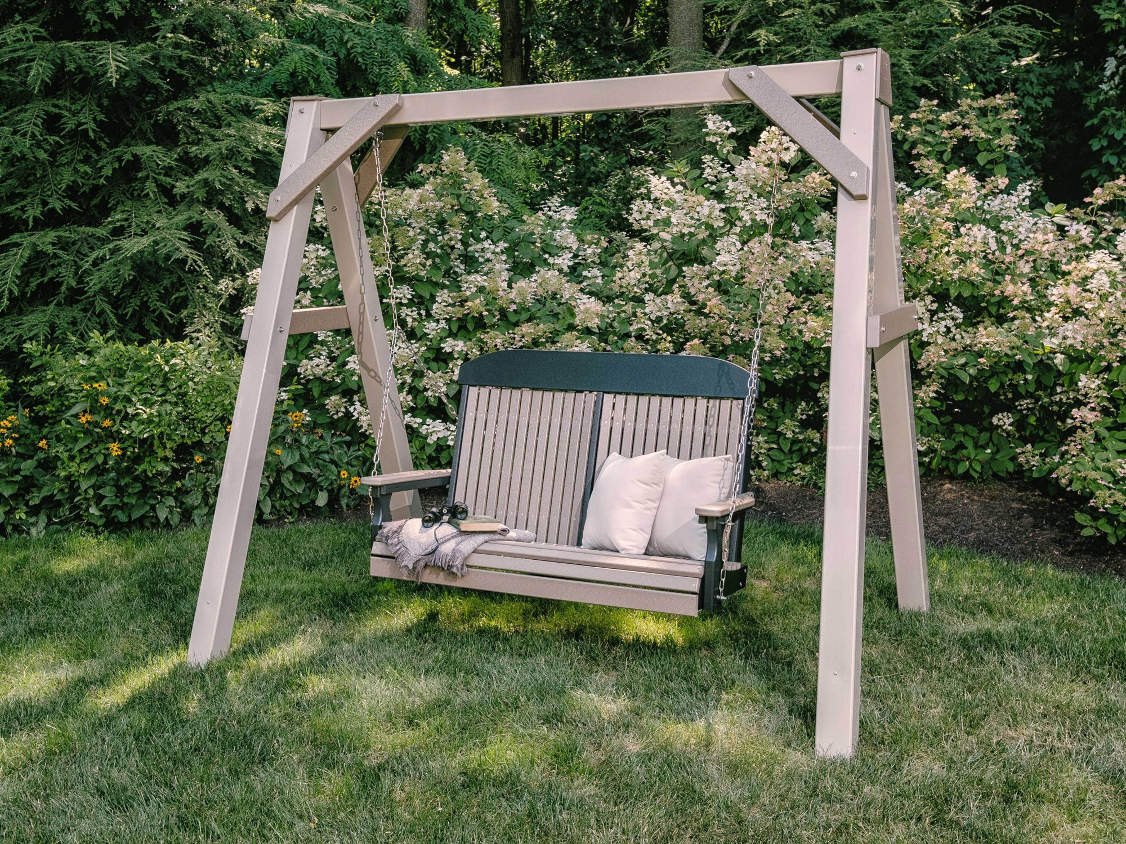 Recycled Plastic Patio Swing Set