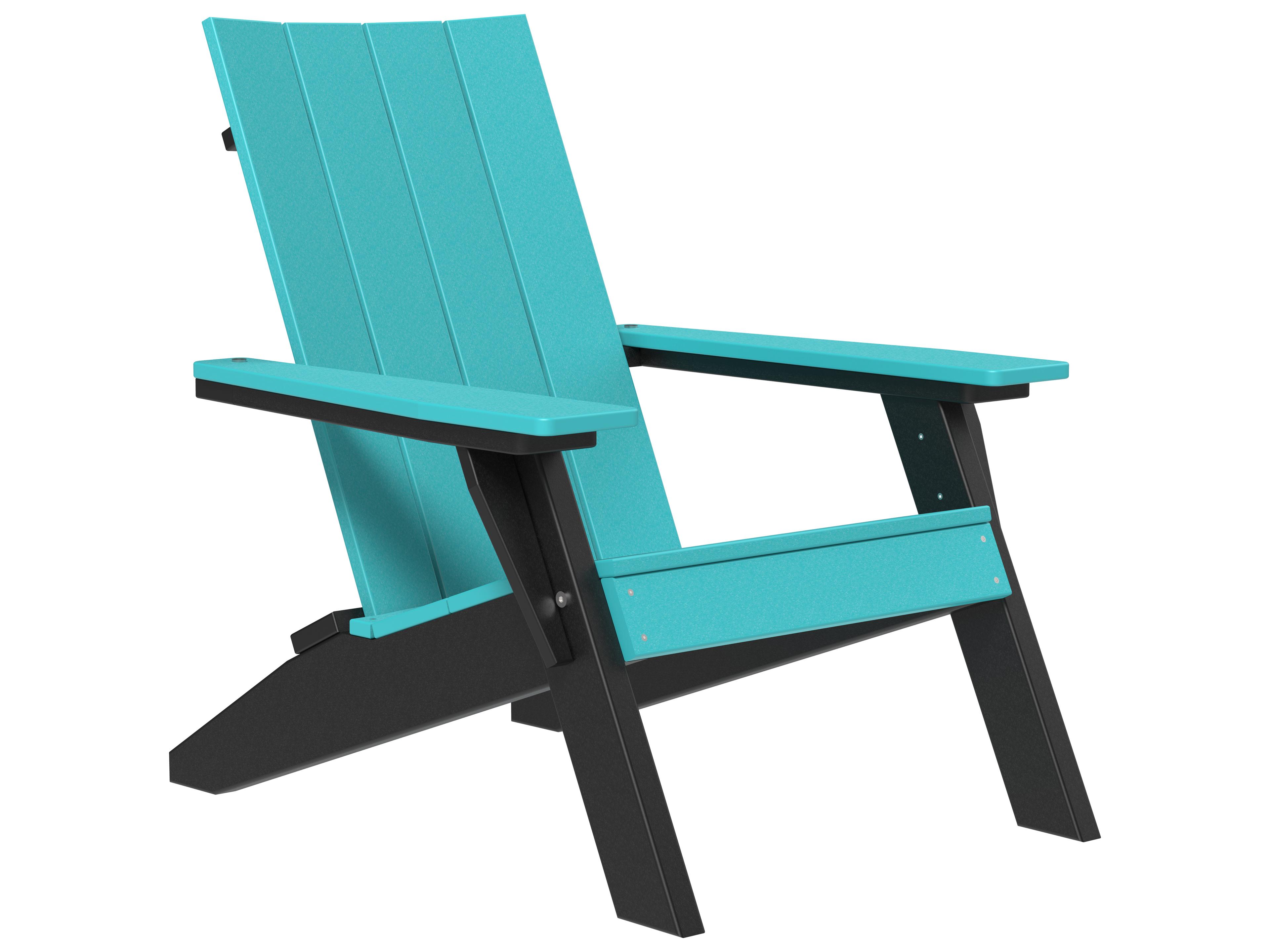LuxCraft Recycled Plastic Urban Outdoor Patio Adirondack Chair