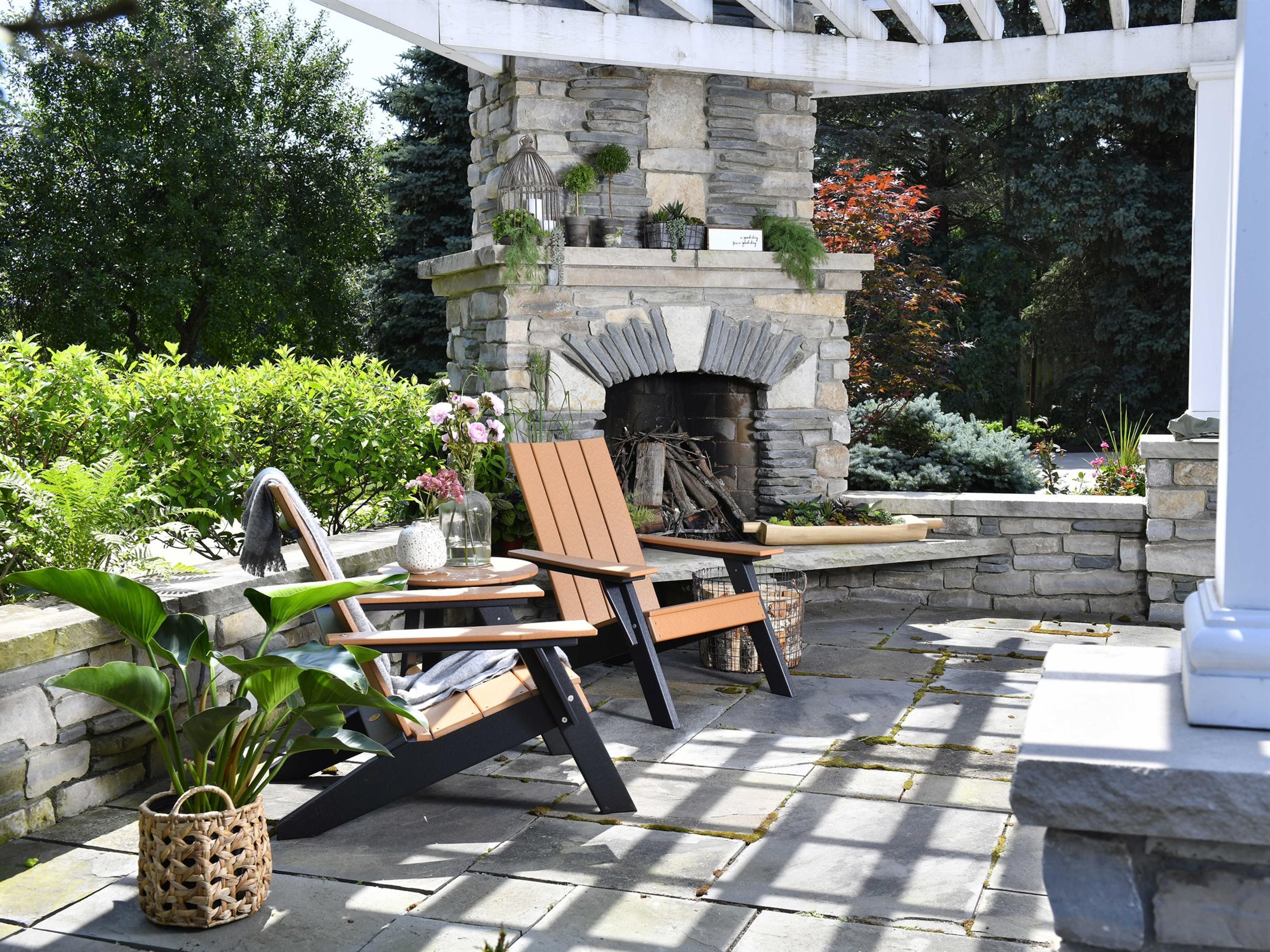 Recycled Plastic Outdoor Patio Lounge Set