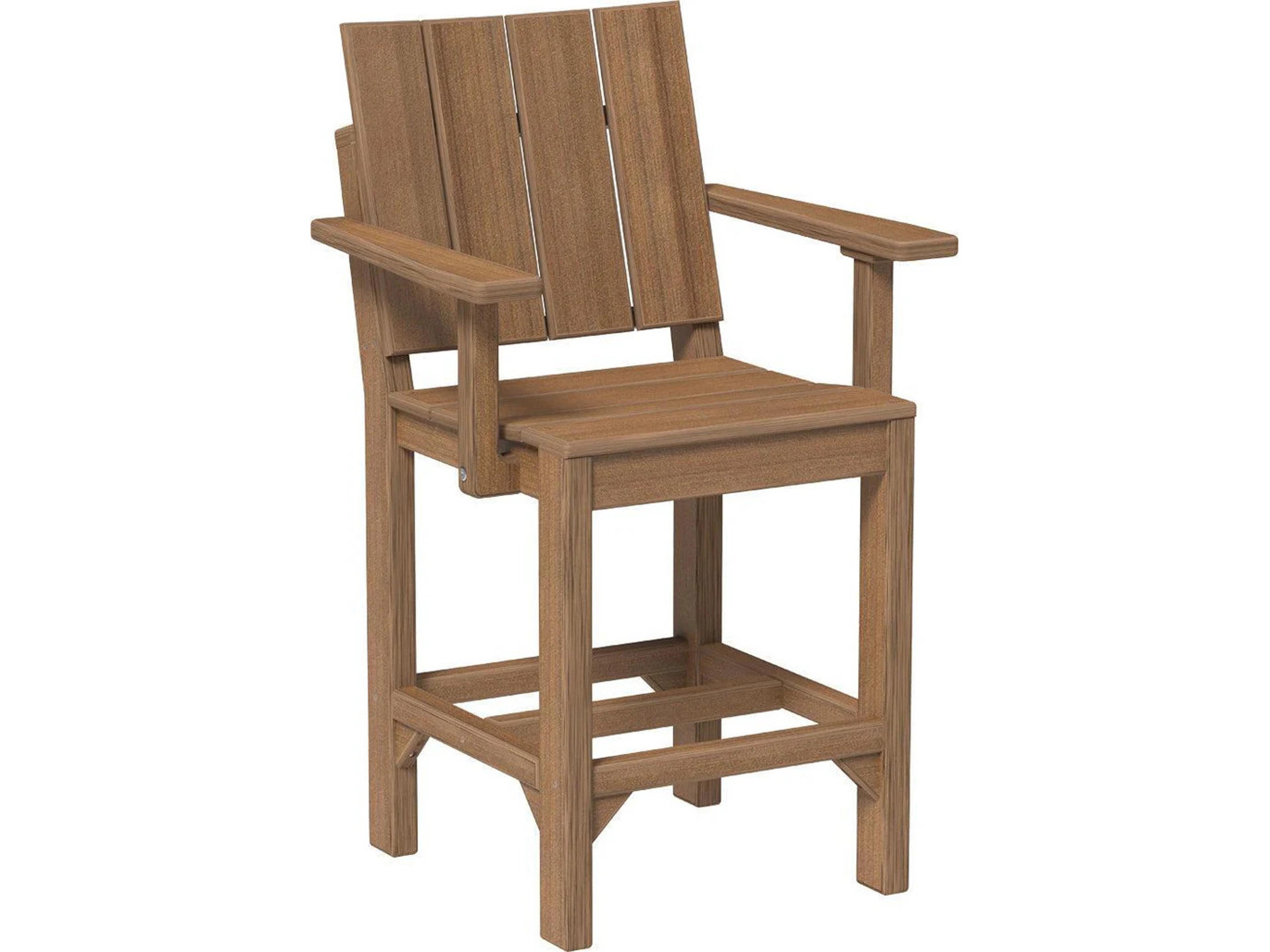 Recycled Plastic Urban Counter Height Arm Chair