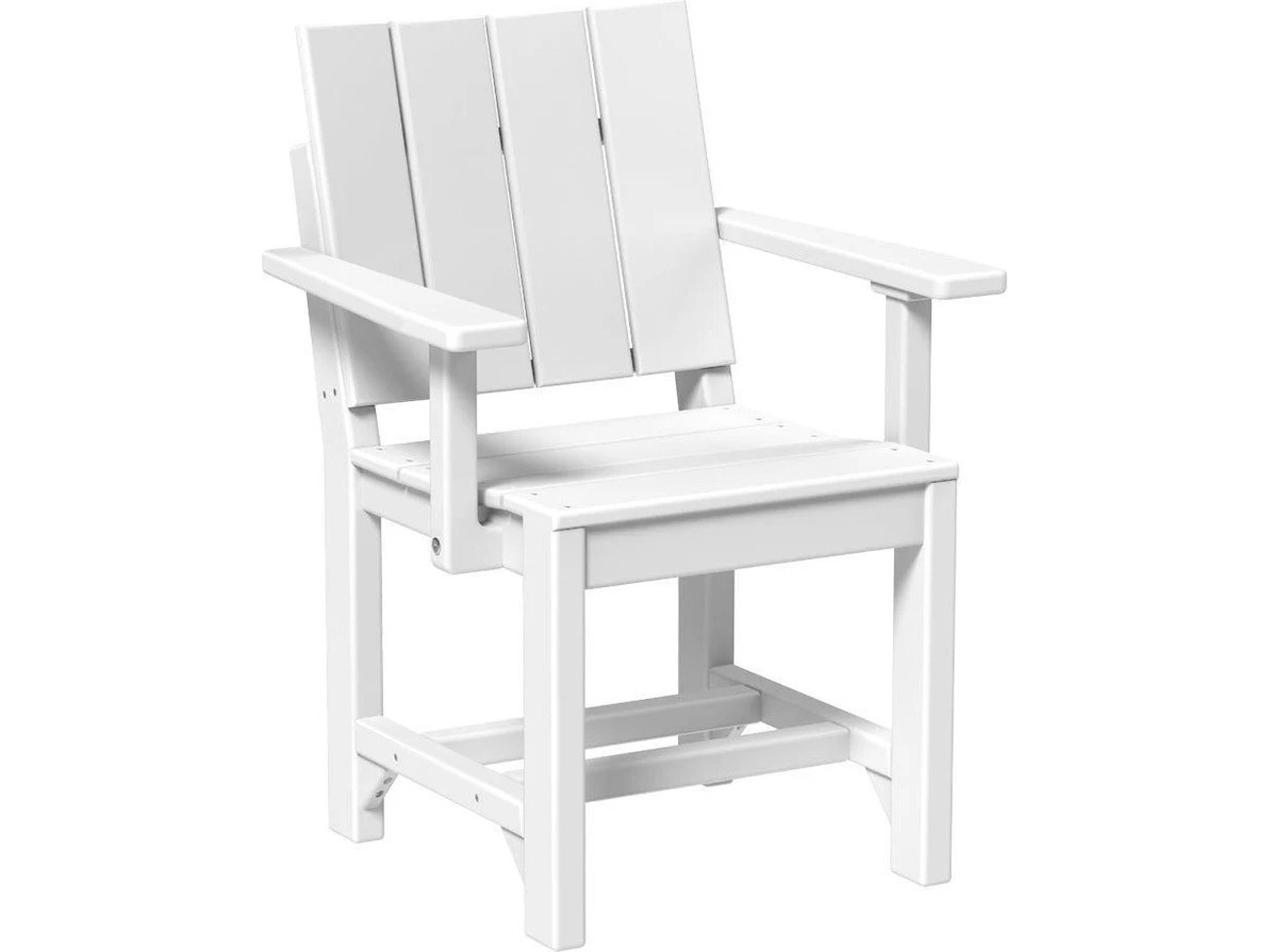 LuxCraft Recycled Plastic Urban Dining Height Arm Chair