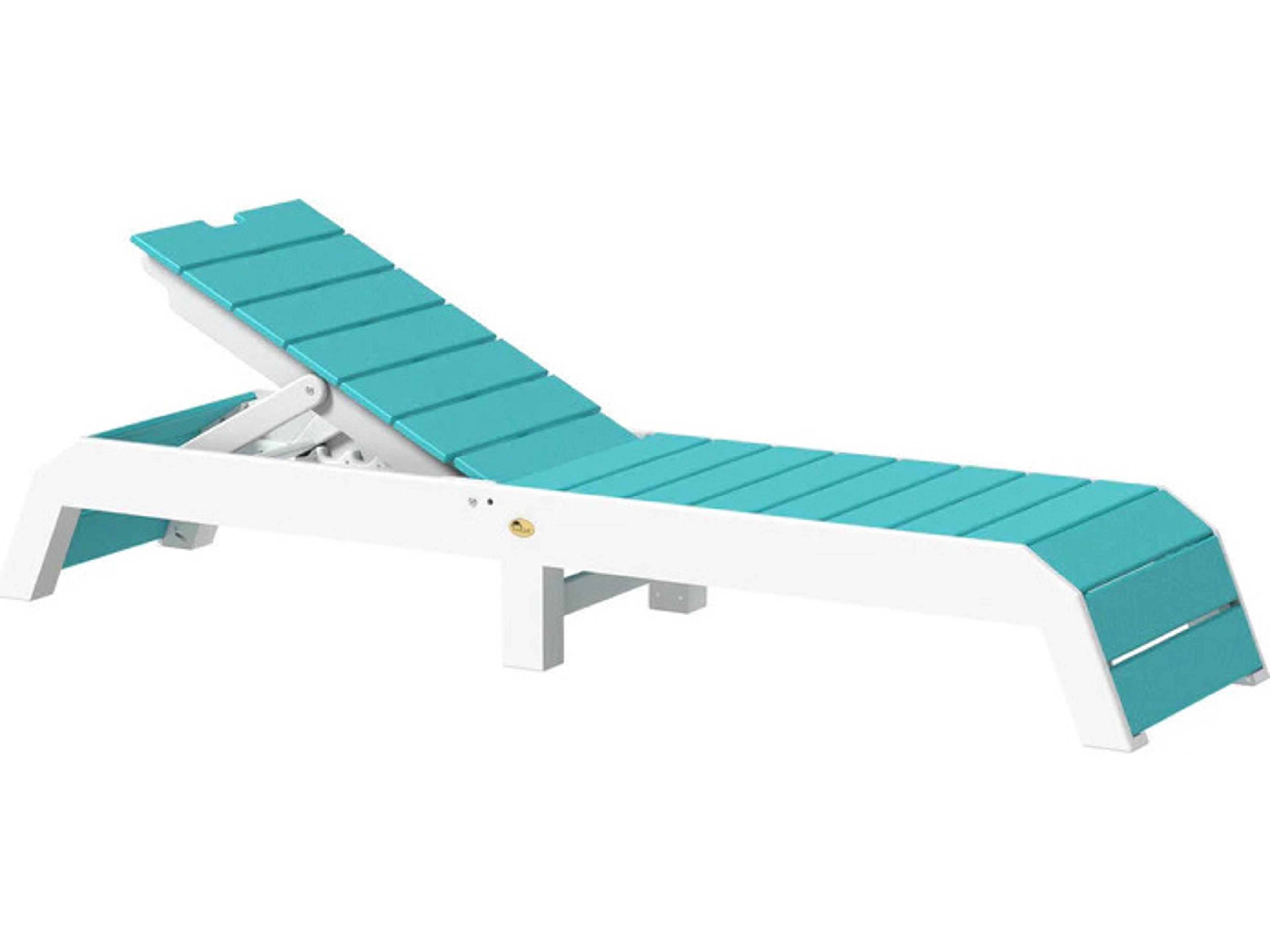 LuxCraft Recycled Plastic Urban Chaise Lounge
