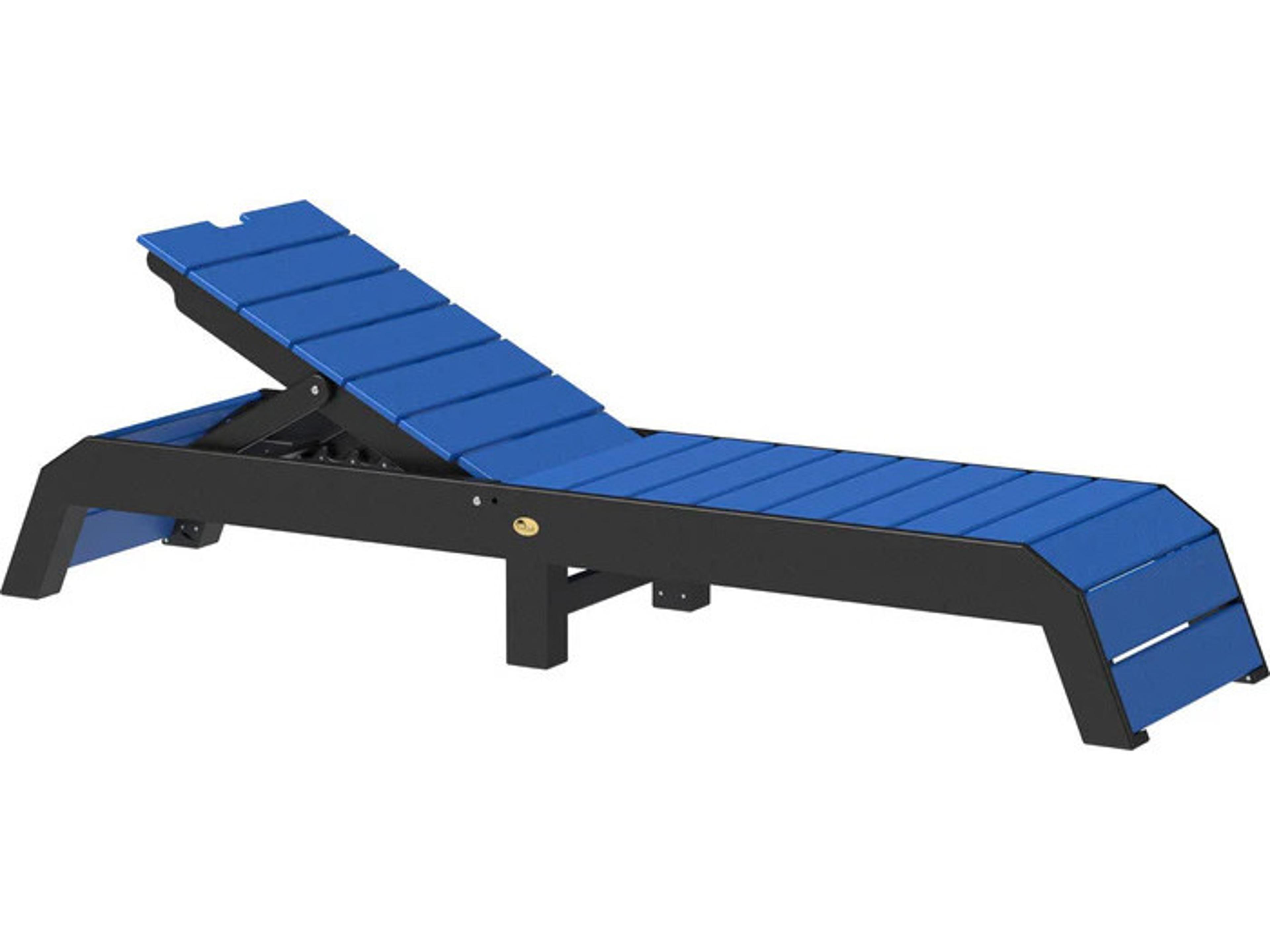 LuxCraft Recycled Plastic Urban Chaise Lounge