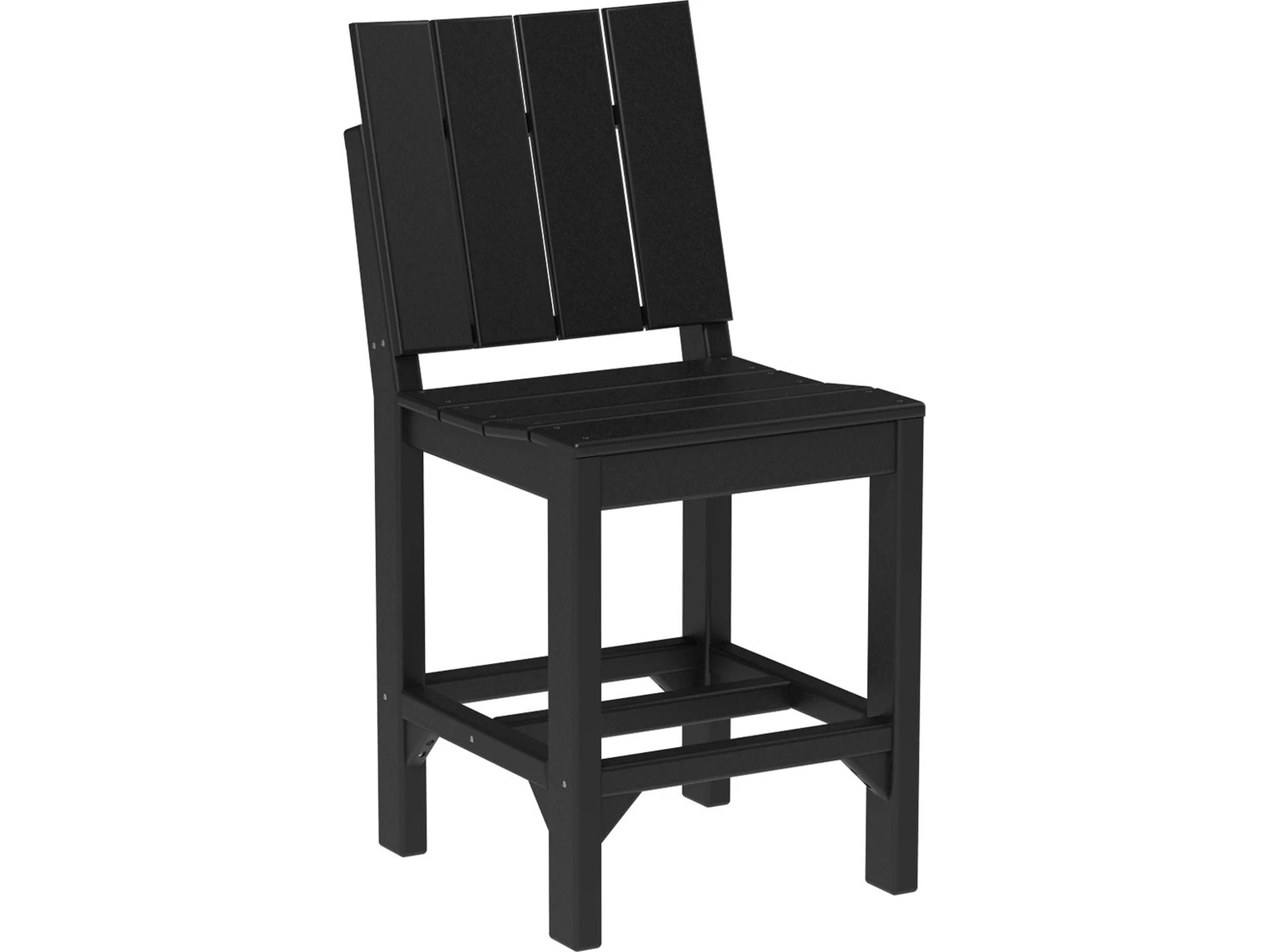 LuxCraft Recycled Plastic Urban Counter Height Side Chair