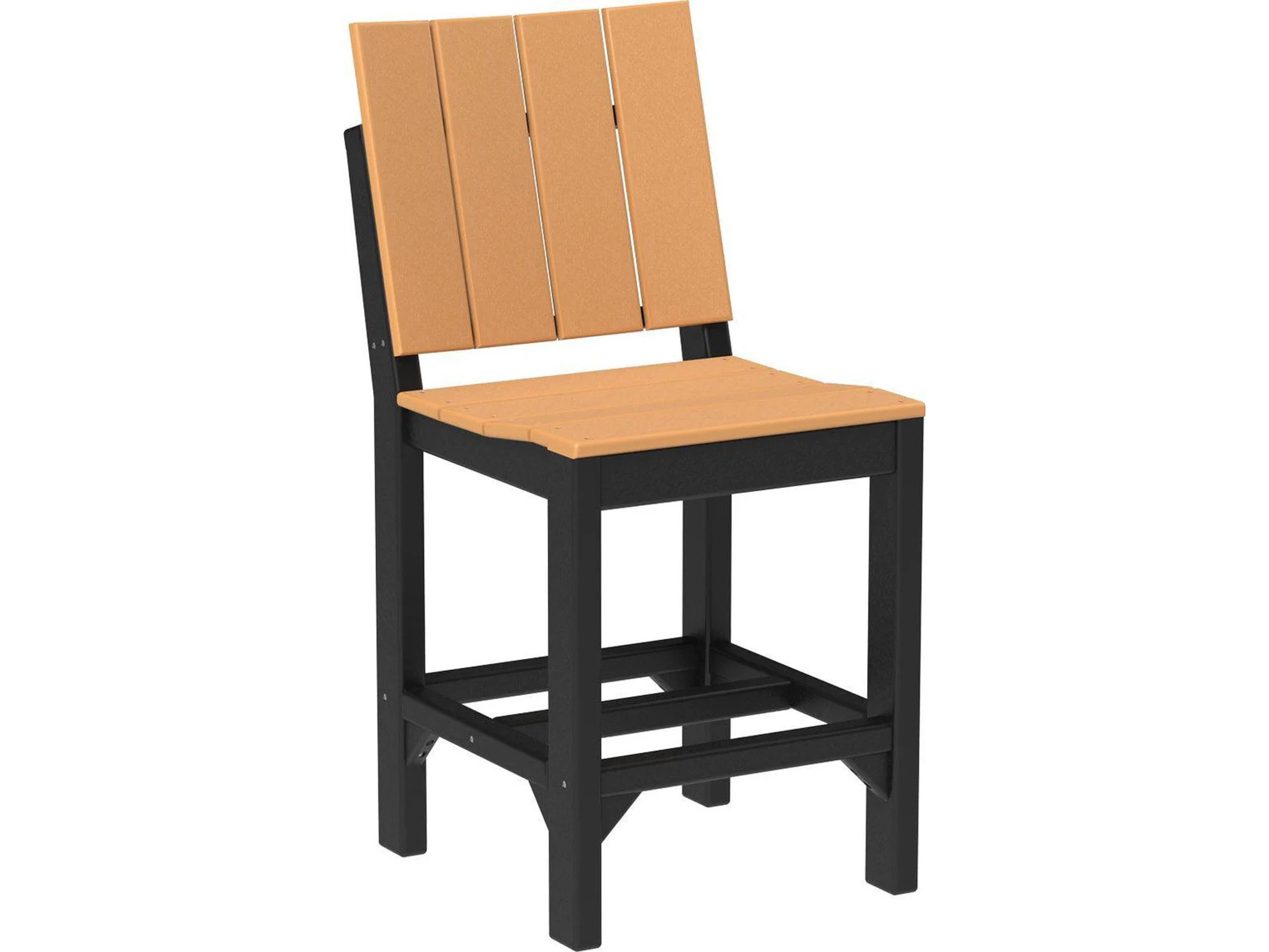 LuxCraft Recycled Plastic Urban Counter Height Side Chair