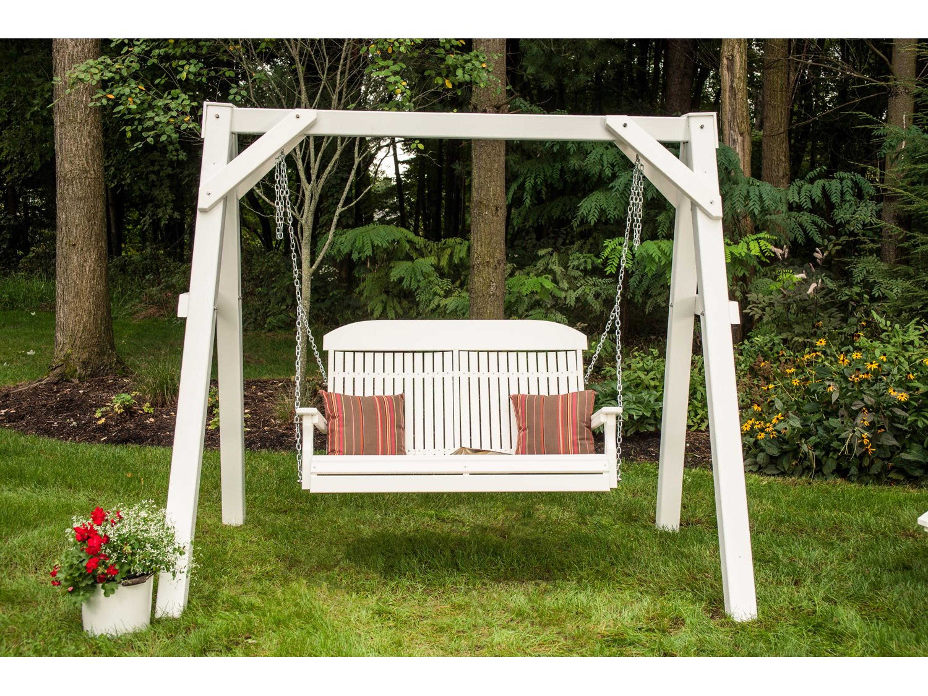 LuxCraft Recycled Plastic Patio Swing Set