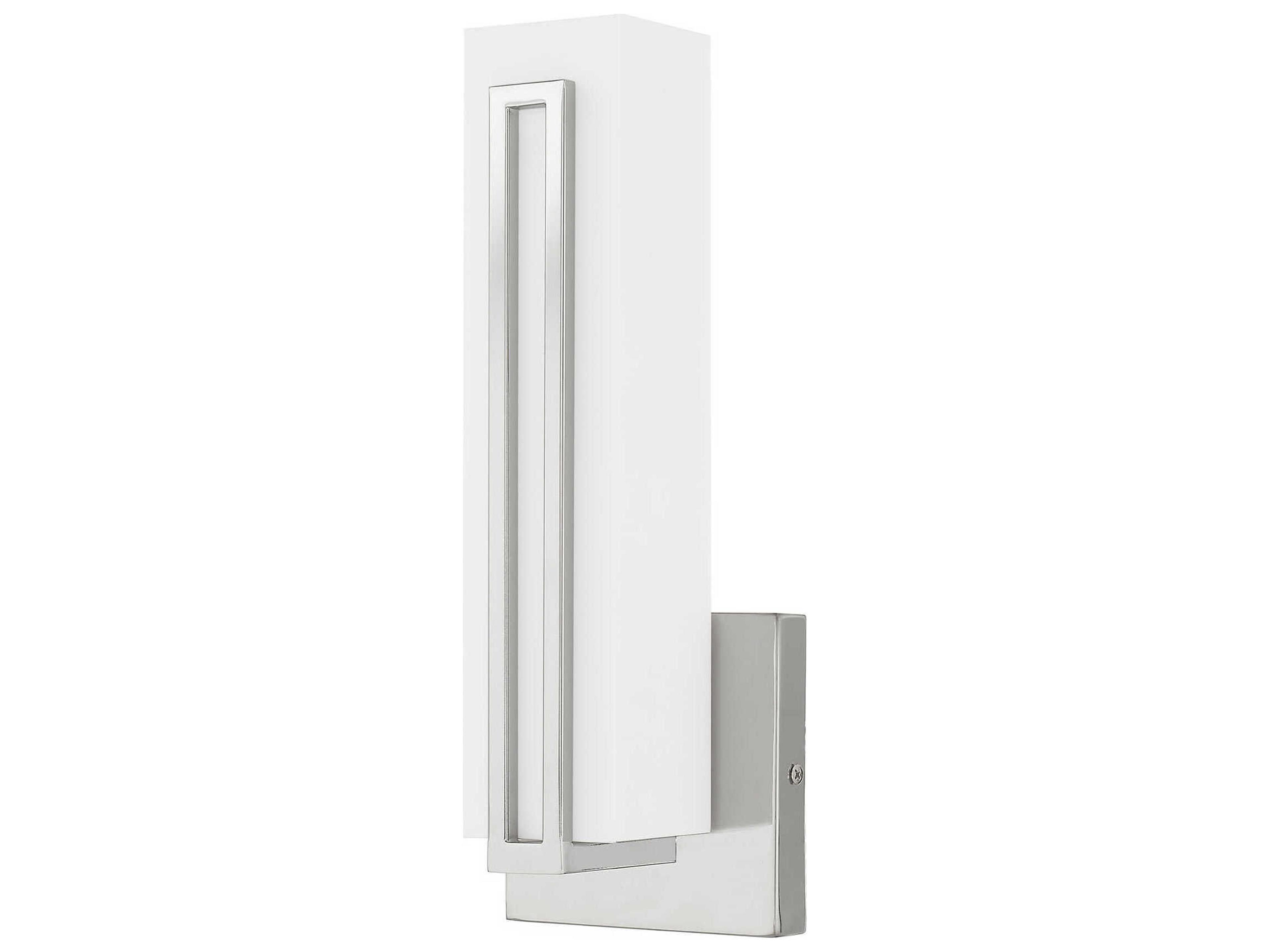 Livex Lighting Fulton Polished Chrome LED Wall Sconce