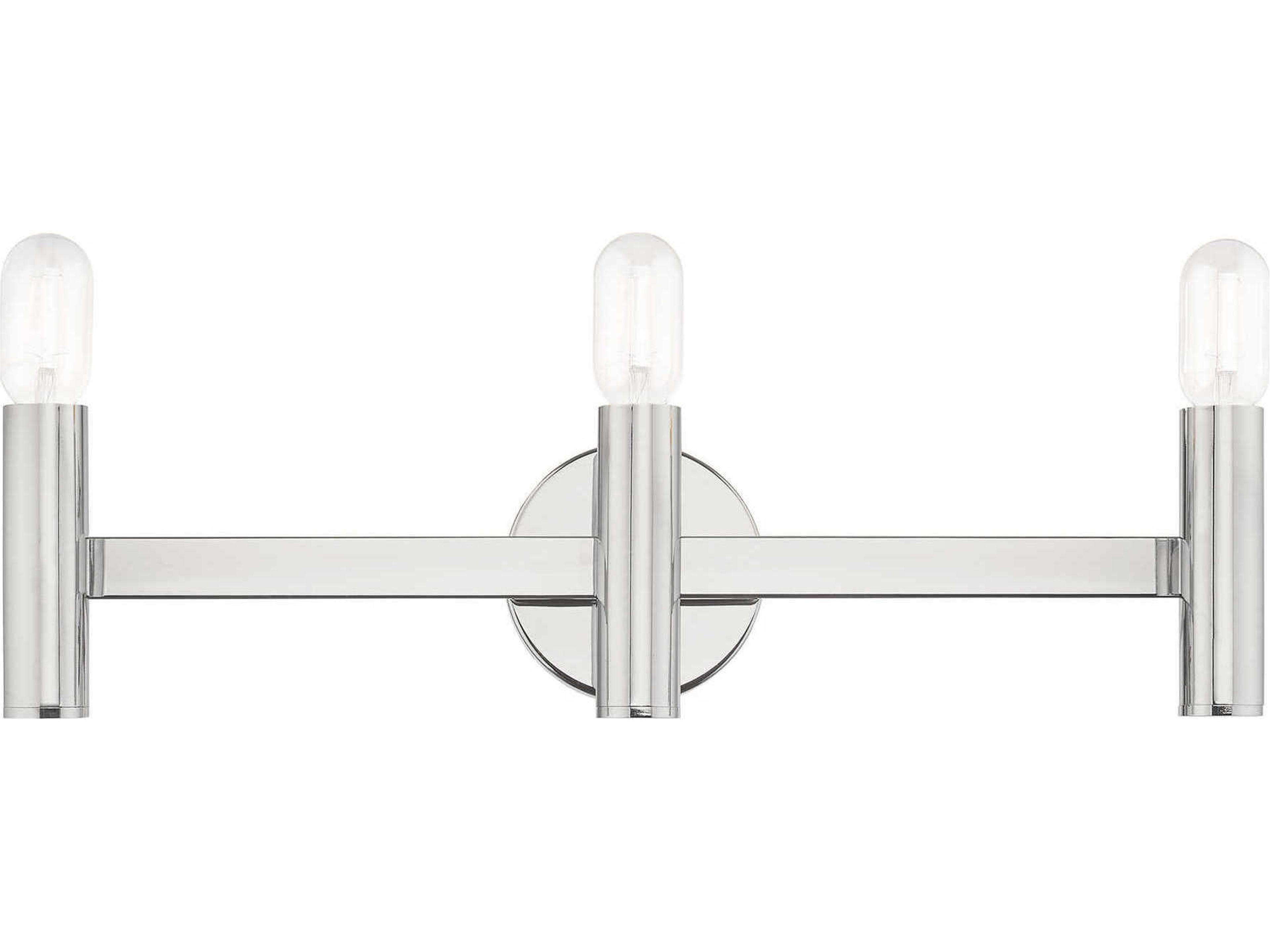 Livex Lighting Copenhagen Polished Chrome Vanity Light