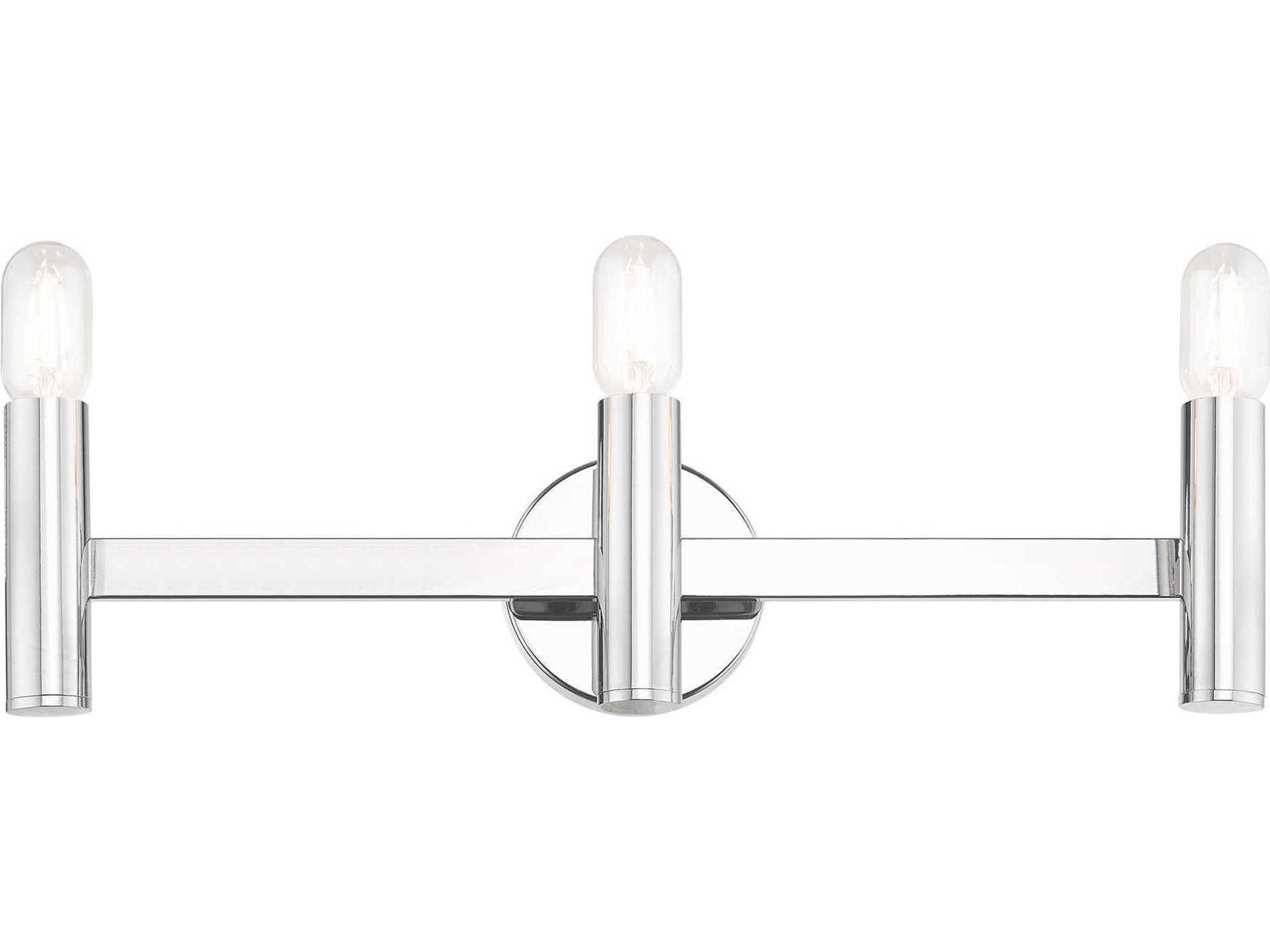 Livex Lighting Copenhagen Polished Chrome Vanity Light