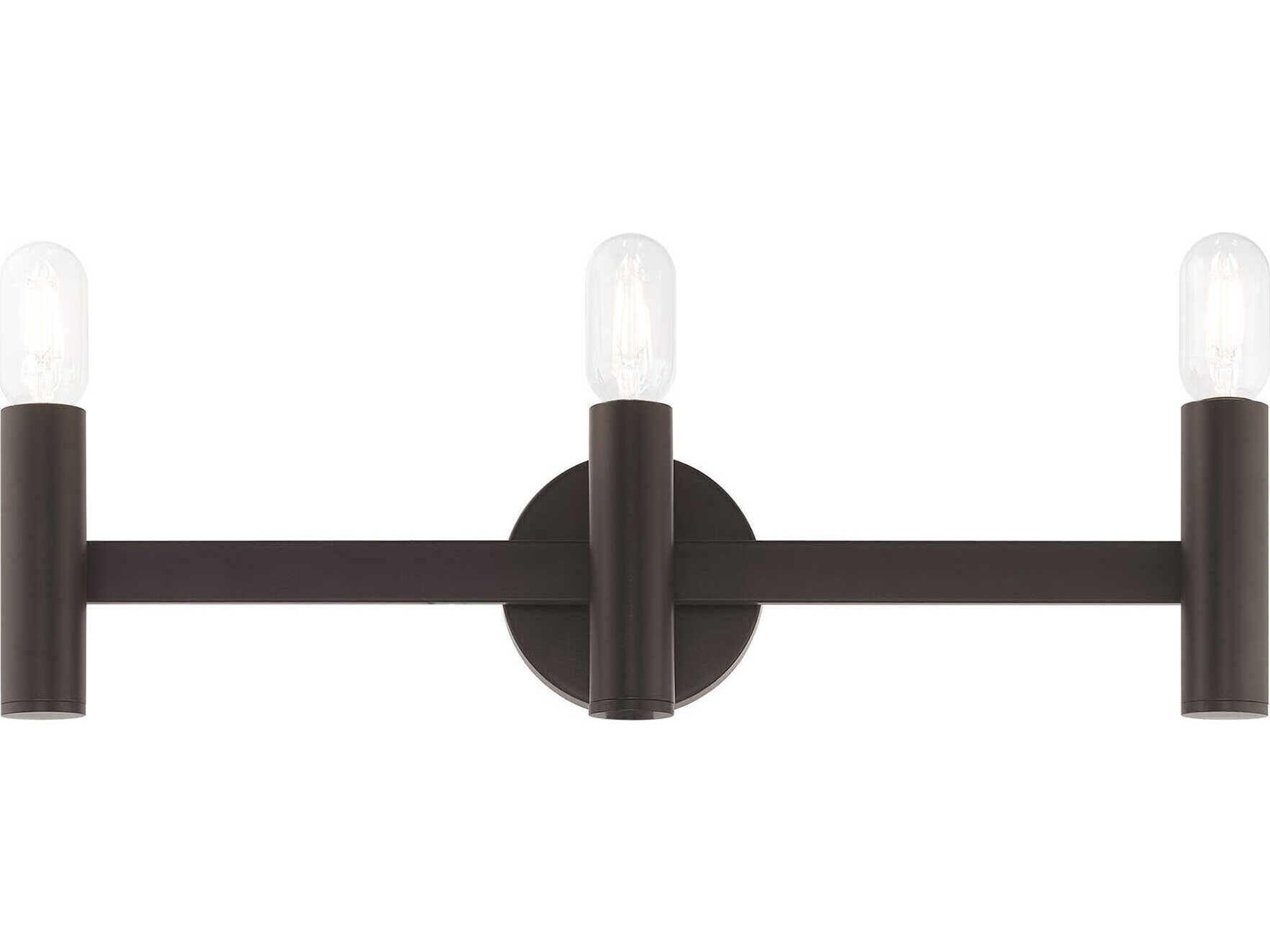 Livex Lighting Copenhagen 3-Light Bronze Vanity Light