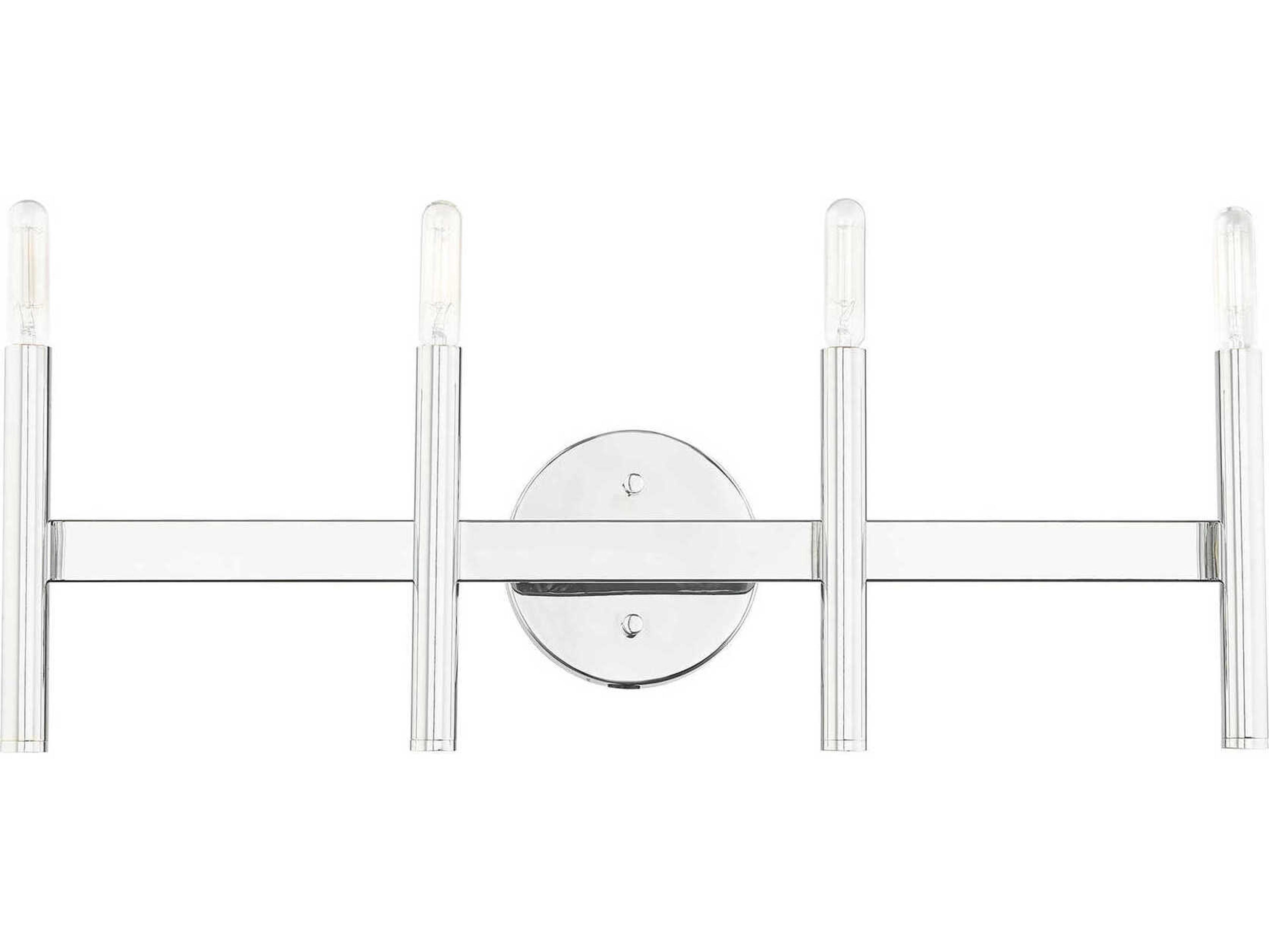 Livex Lighting Copenhagen 4-Light Polished Chrome Vanity Light