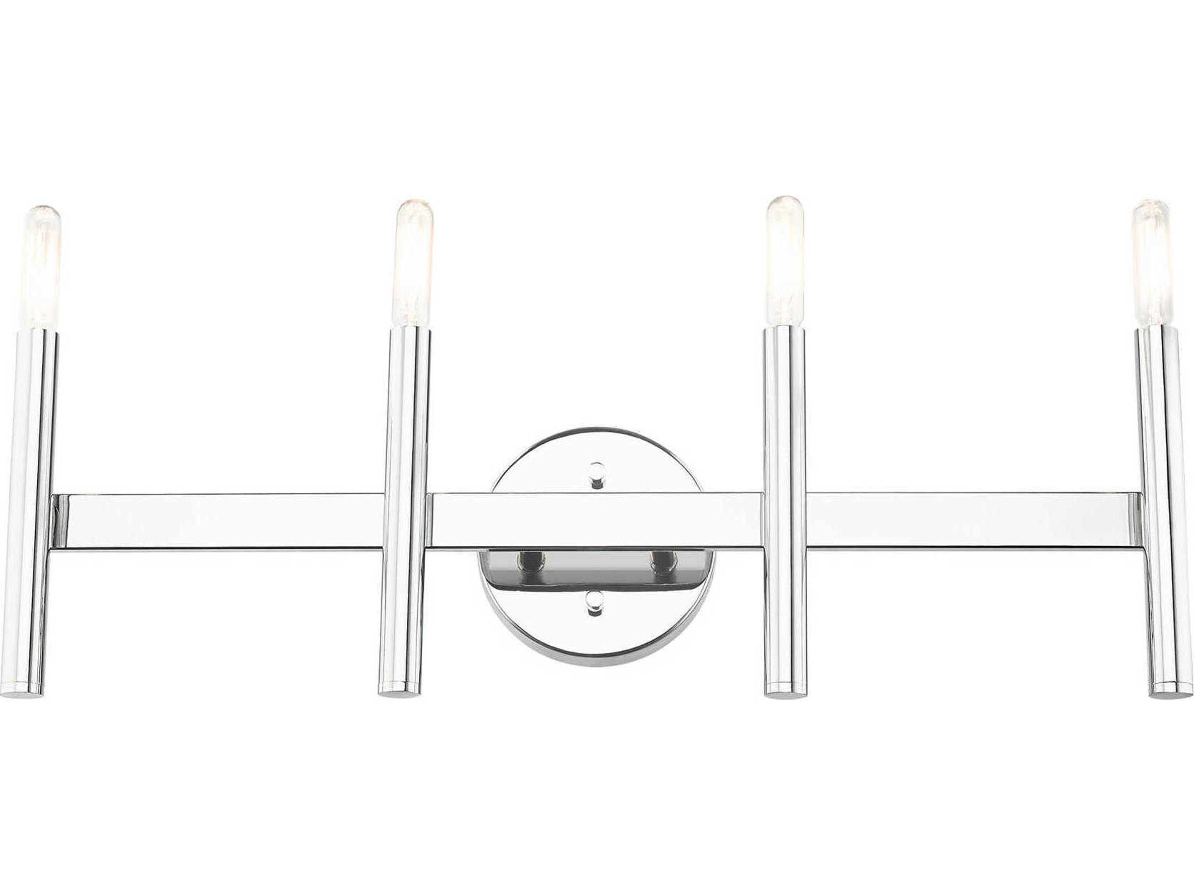 Livex Lighting Copenhagen 4-Light Polished Chrome Vanity Light