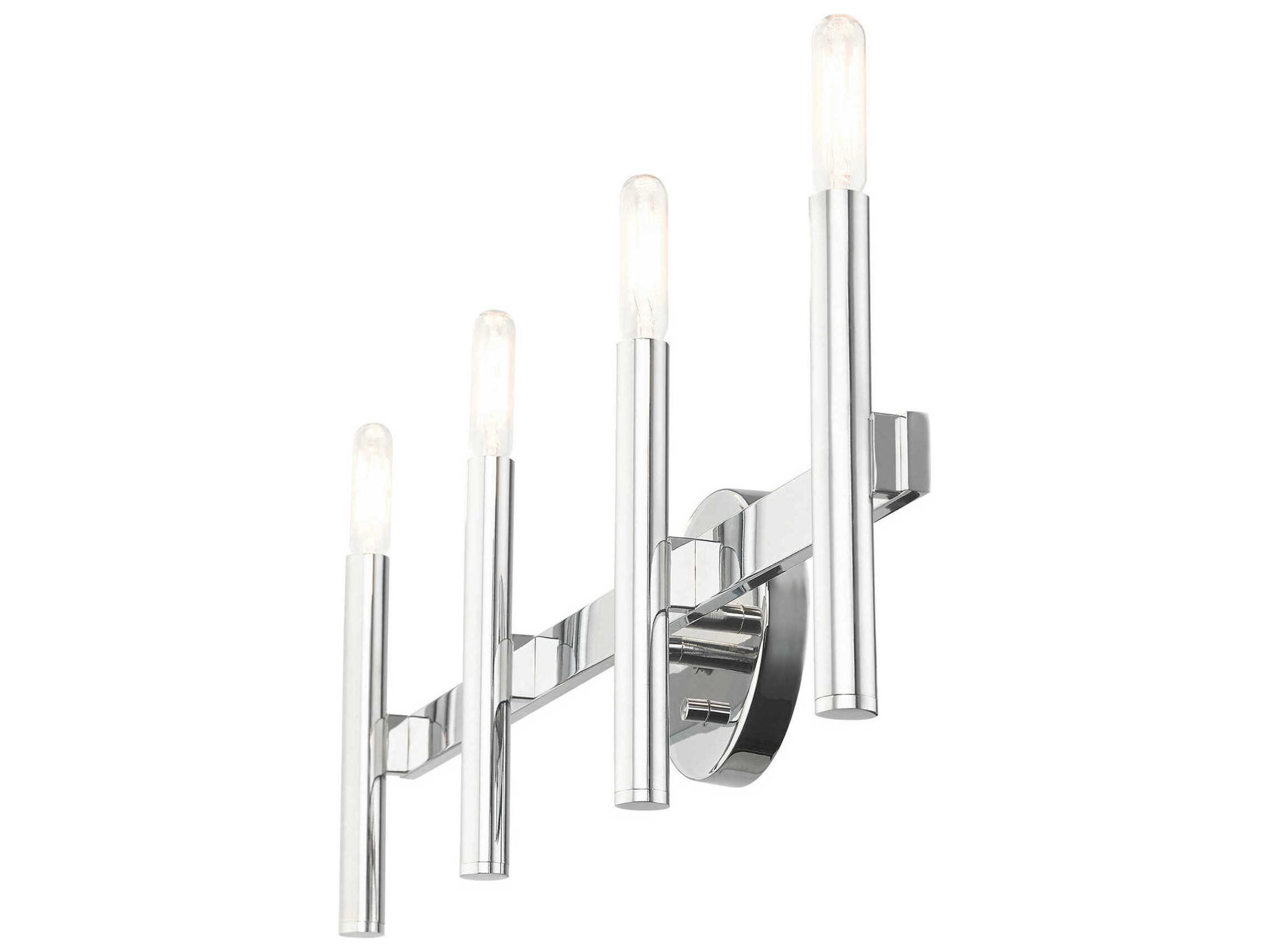Livex Lighting Copenhagen 4-Light Polished Chrome Vanity Light