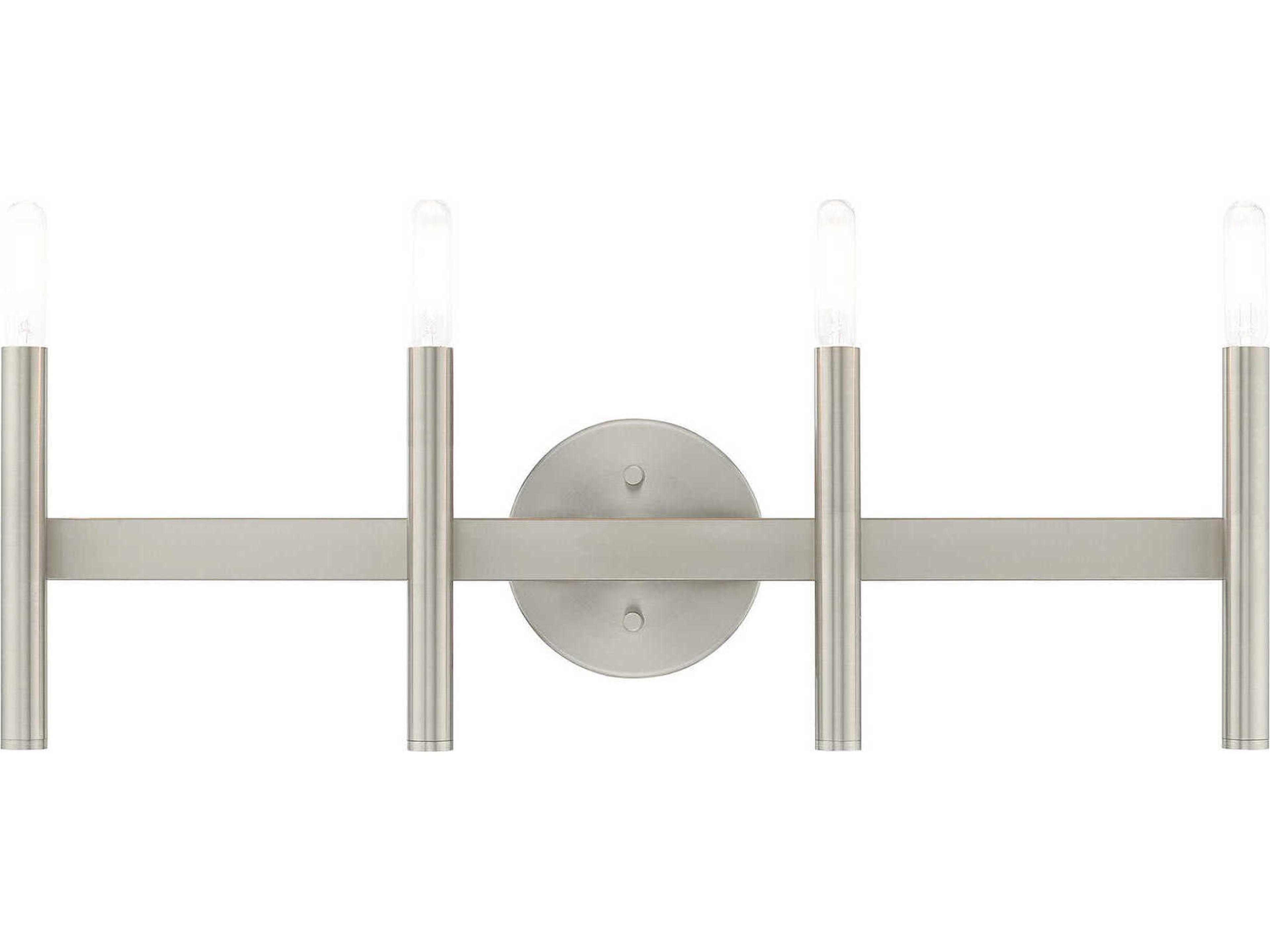 Copenhagen 4-Light Brushed Nickel Vanity Light