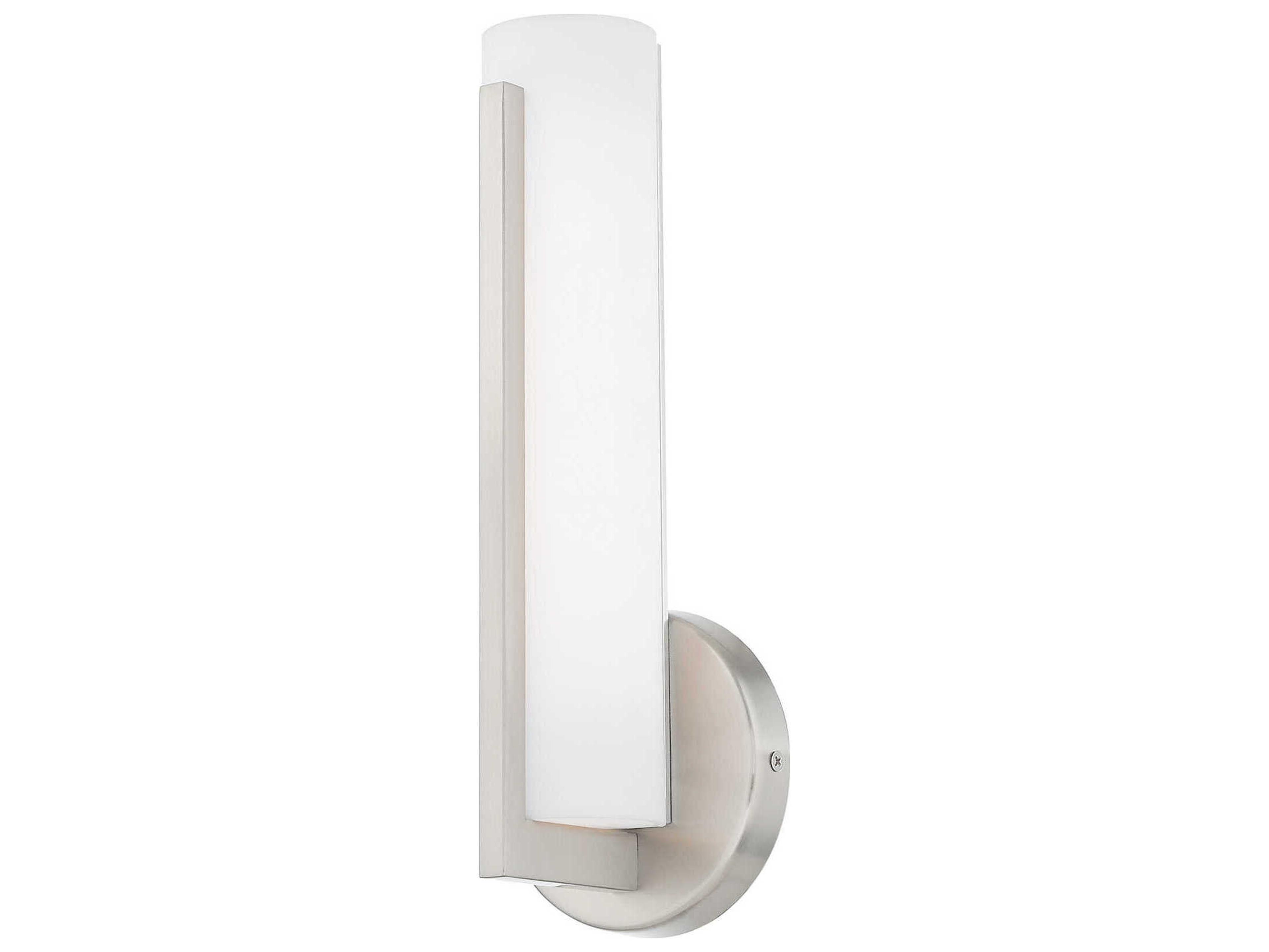 Livex Lighting Visby Brushed Nickel LED Wall Sconce