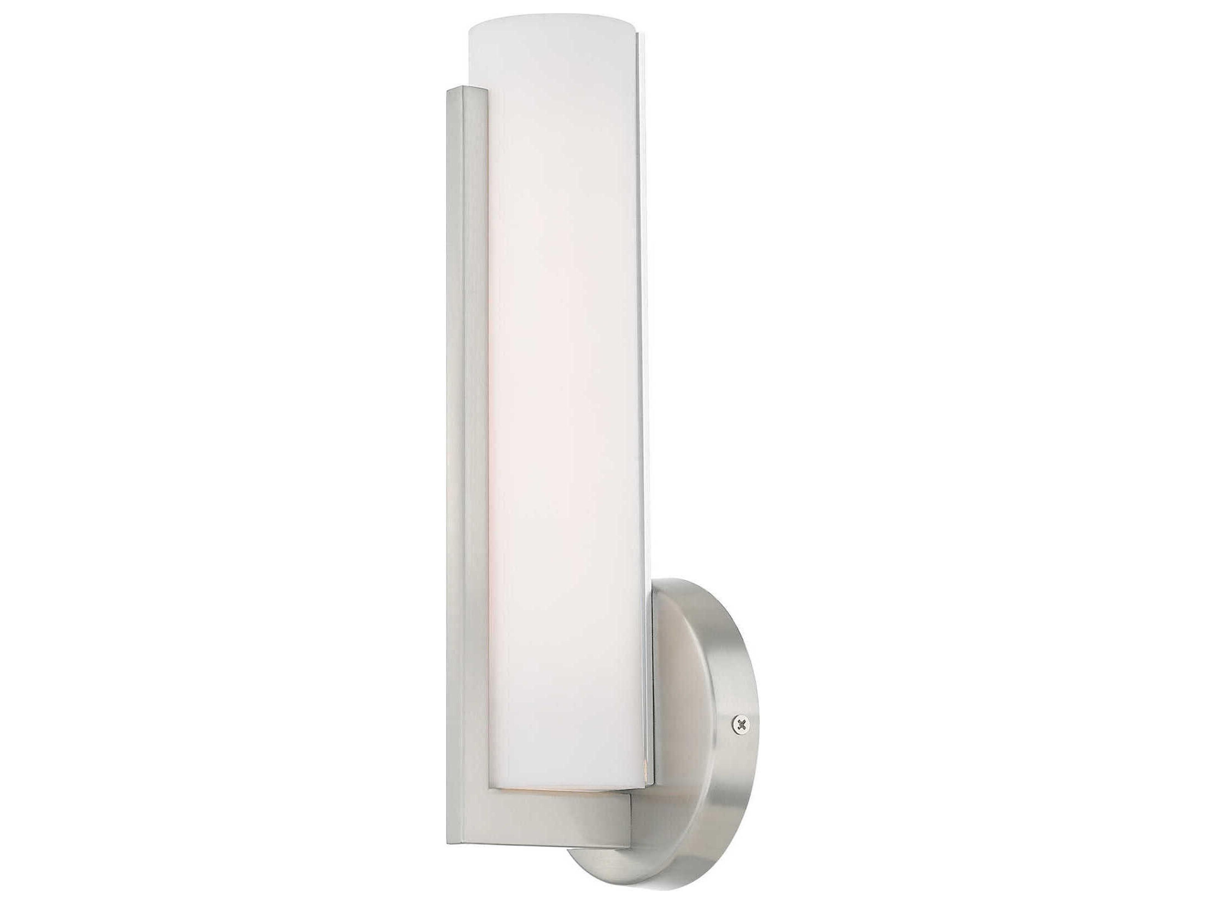 Livex Lighting Visby Brushed Nickel LED Wall Sconce