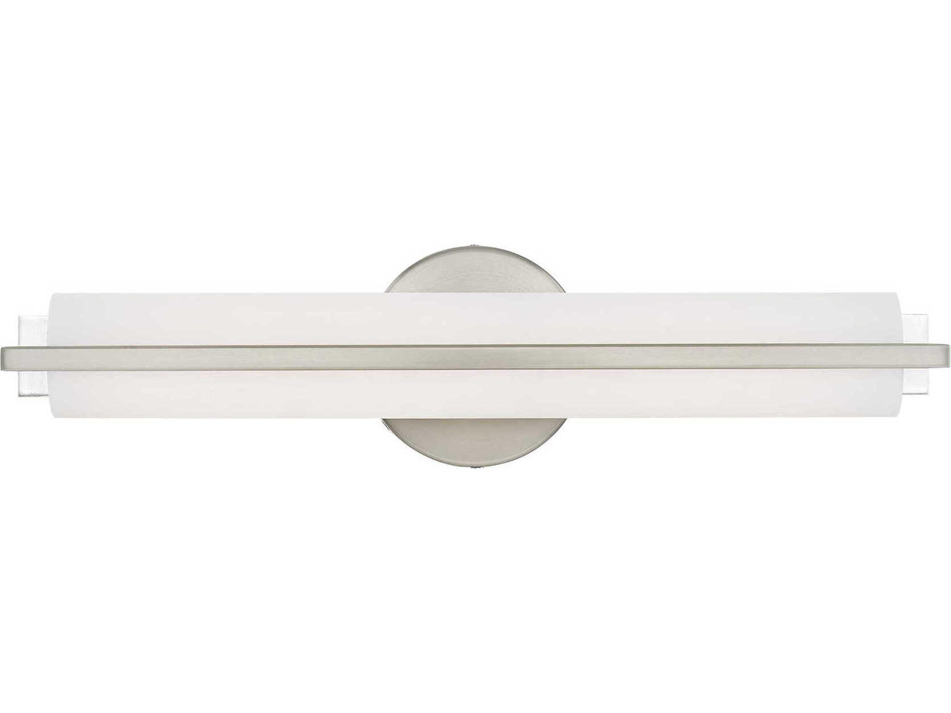 Livex Lighting Visby Brushed Nickel LED Wall Sconce