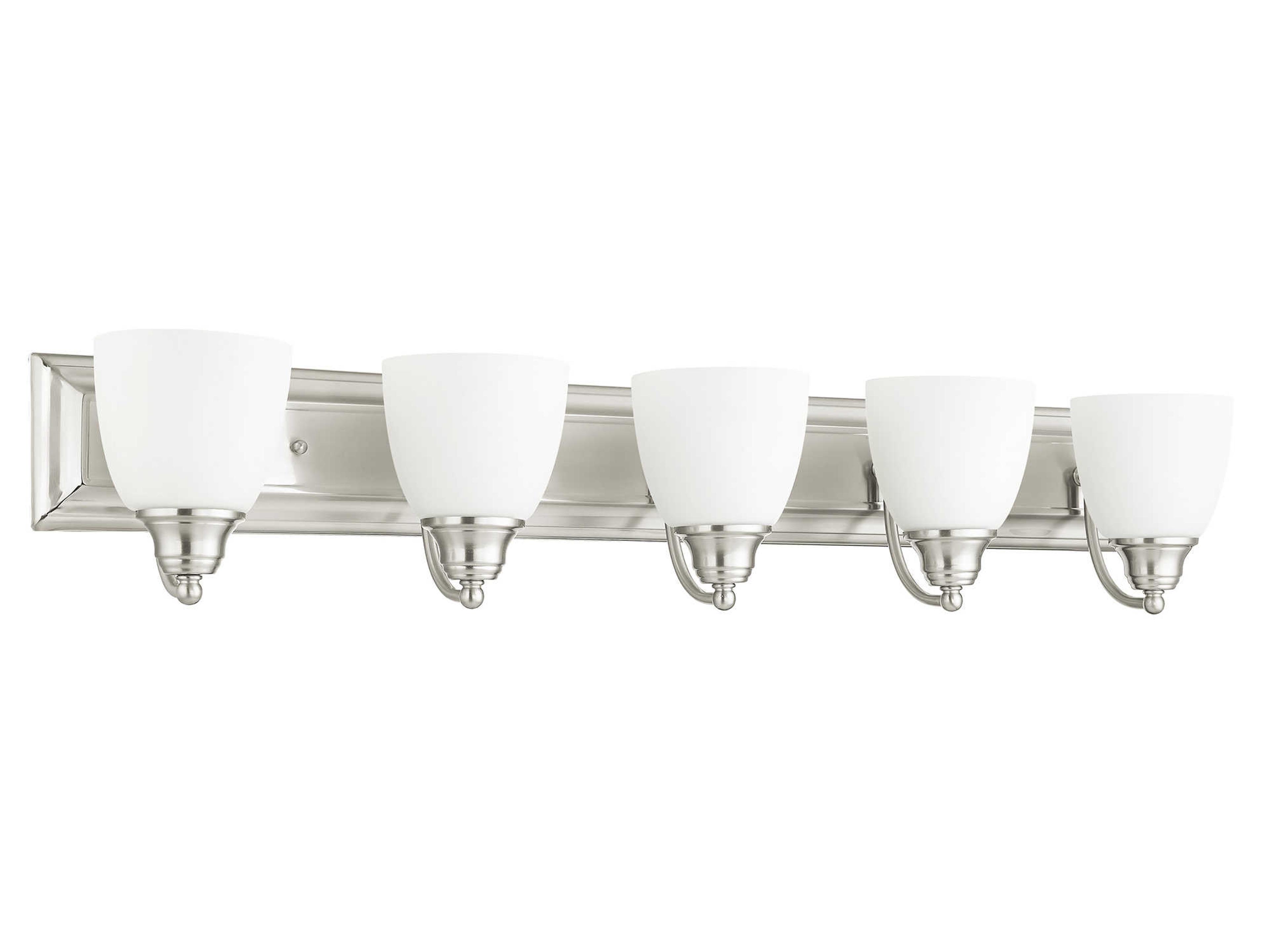 Livex Lighting Springfield 5-Light Brushed Nickel Vanity Light