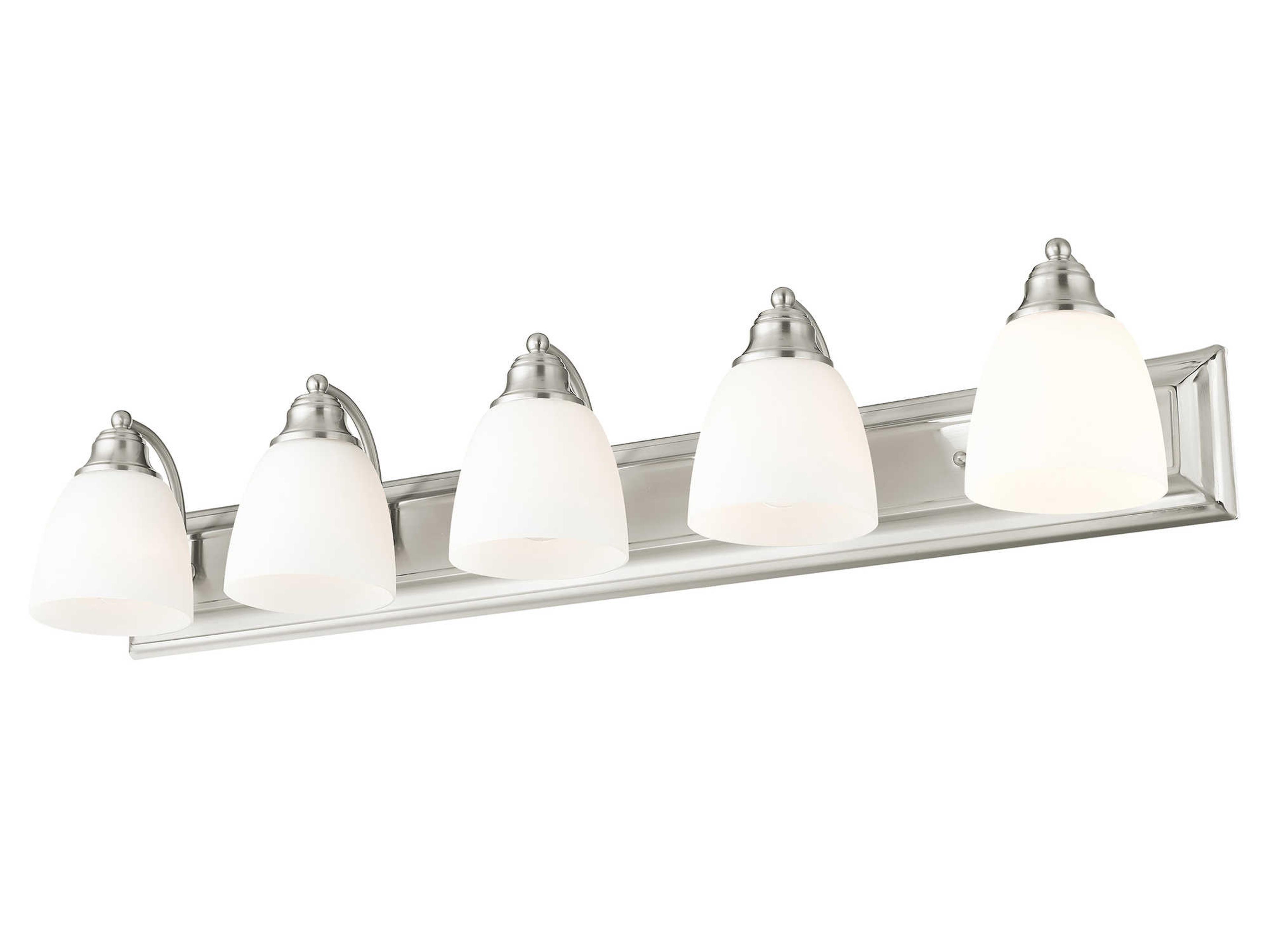 Livex Lighting Springfield 5-Light Brushed Nickel Vanity Light