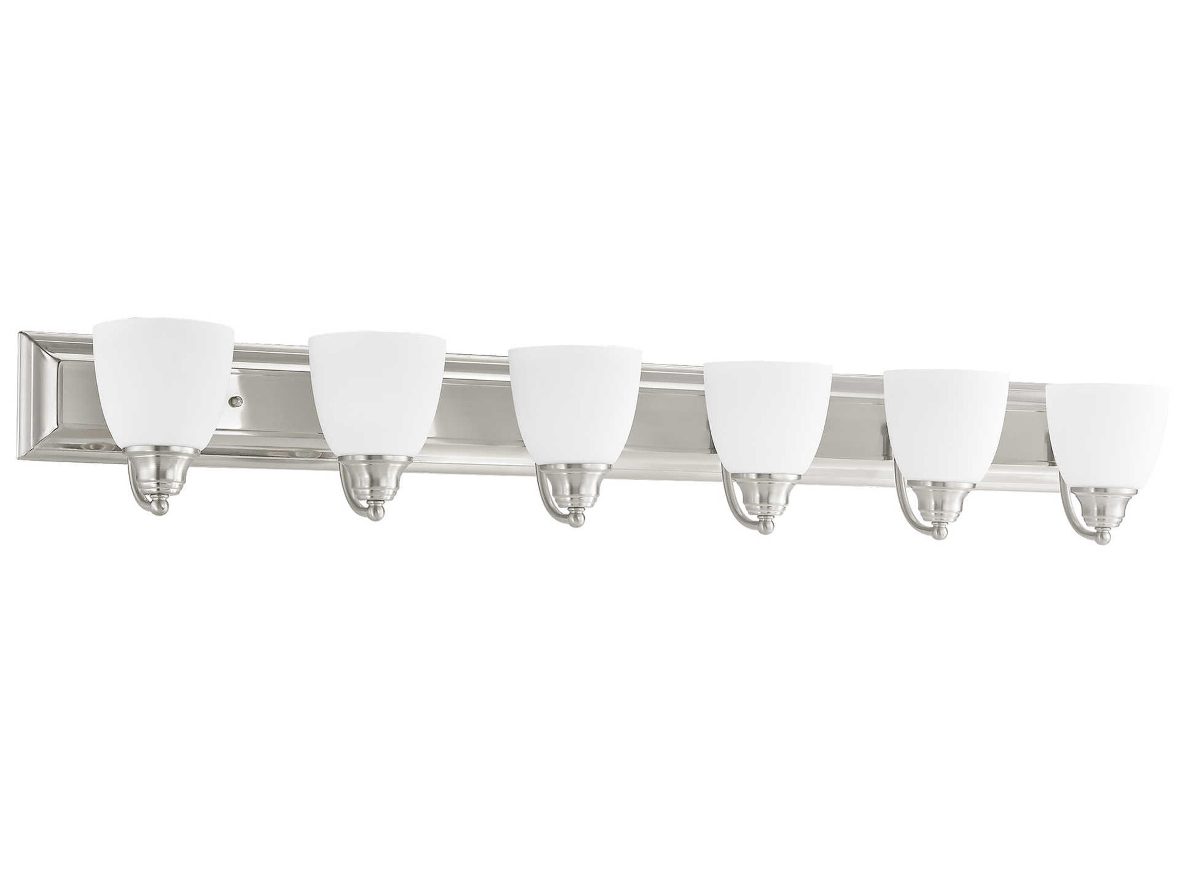 Livex Lighting Springfield 6-Light Brushed Nickel Vanity Light