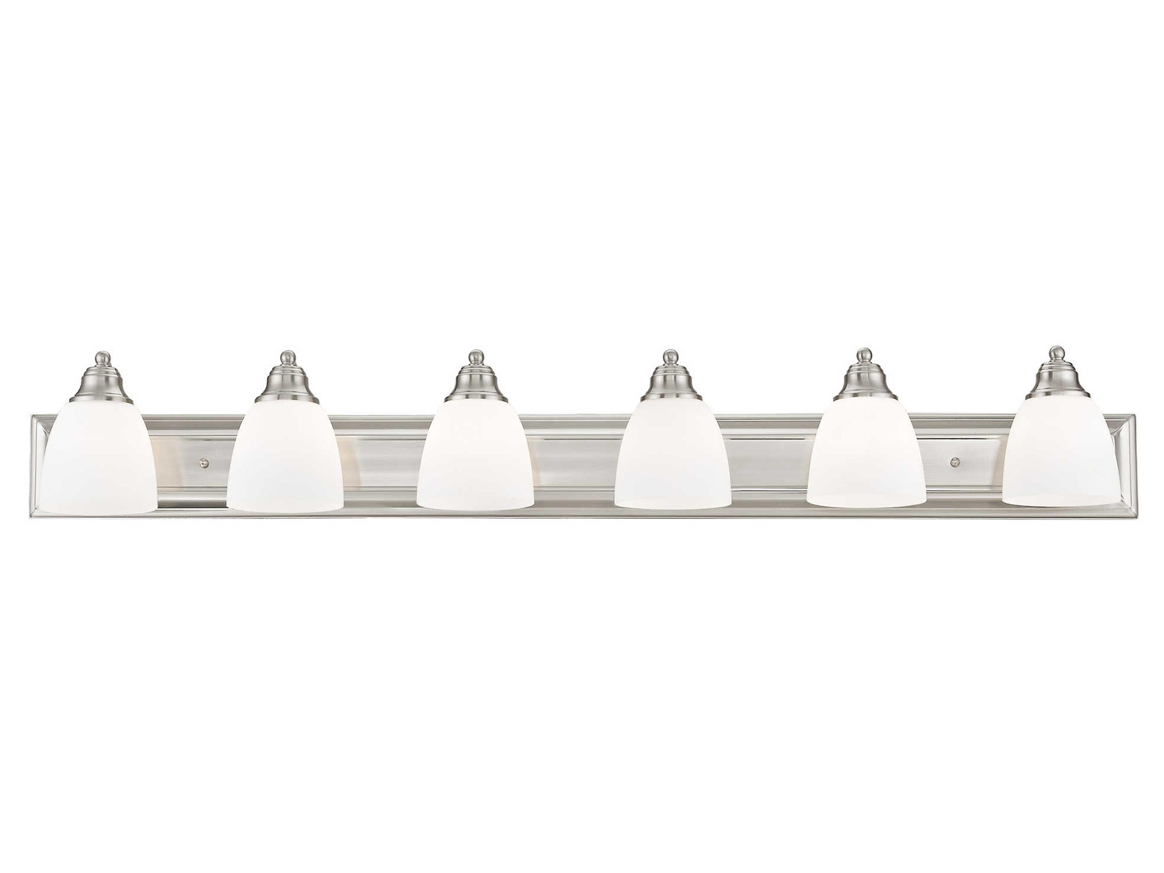 Livex Lighting Springfield 6-Light Brushed Nickel Vanity Light