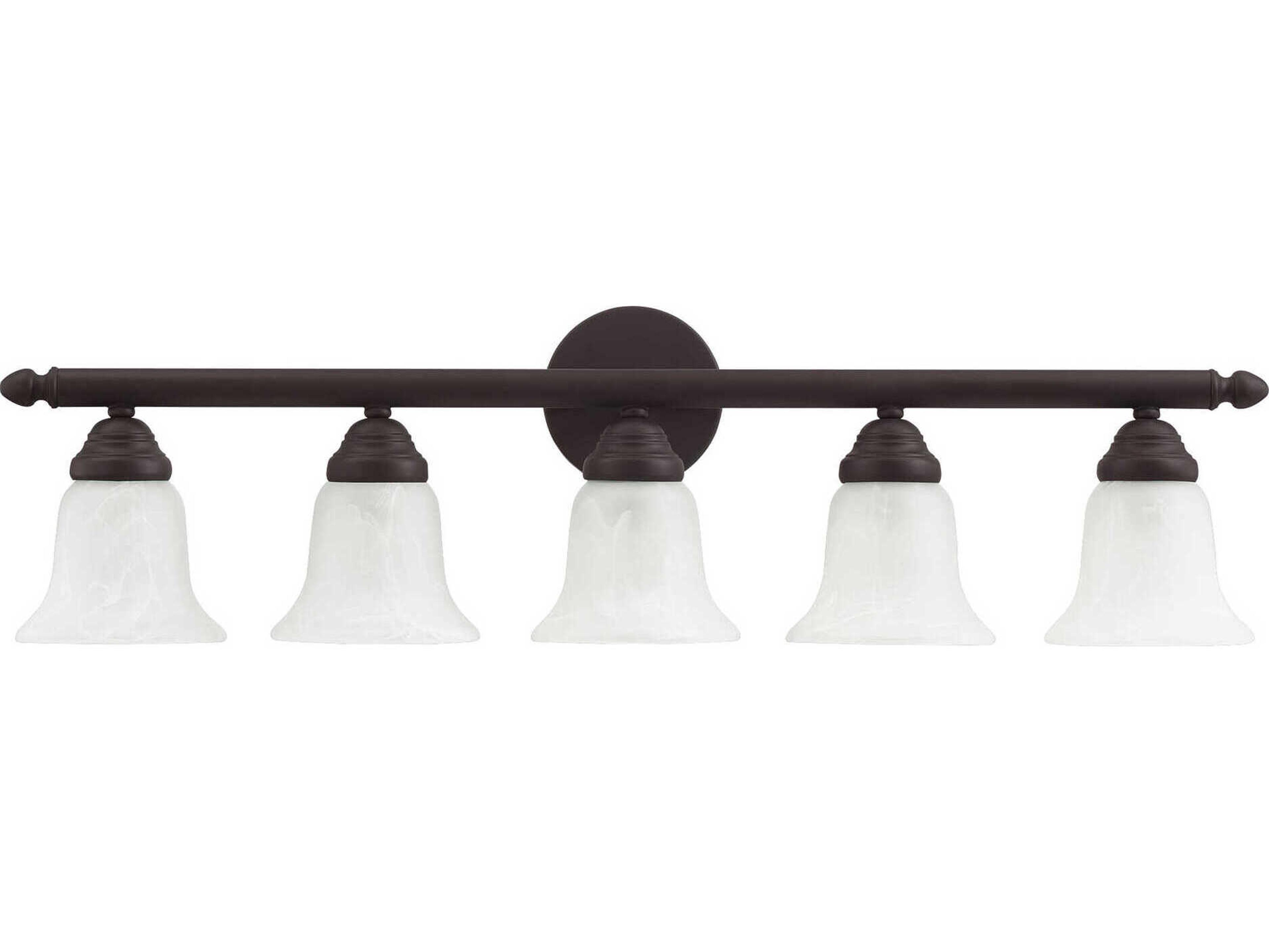 Livex Lighting Neptune 5-Light Bronze Glass Vanity Light