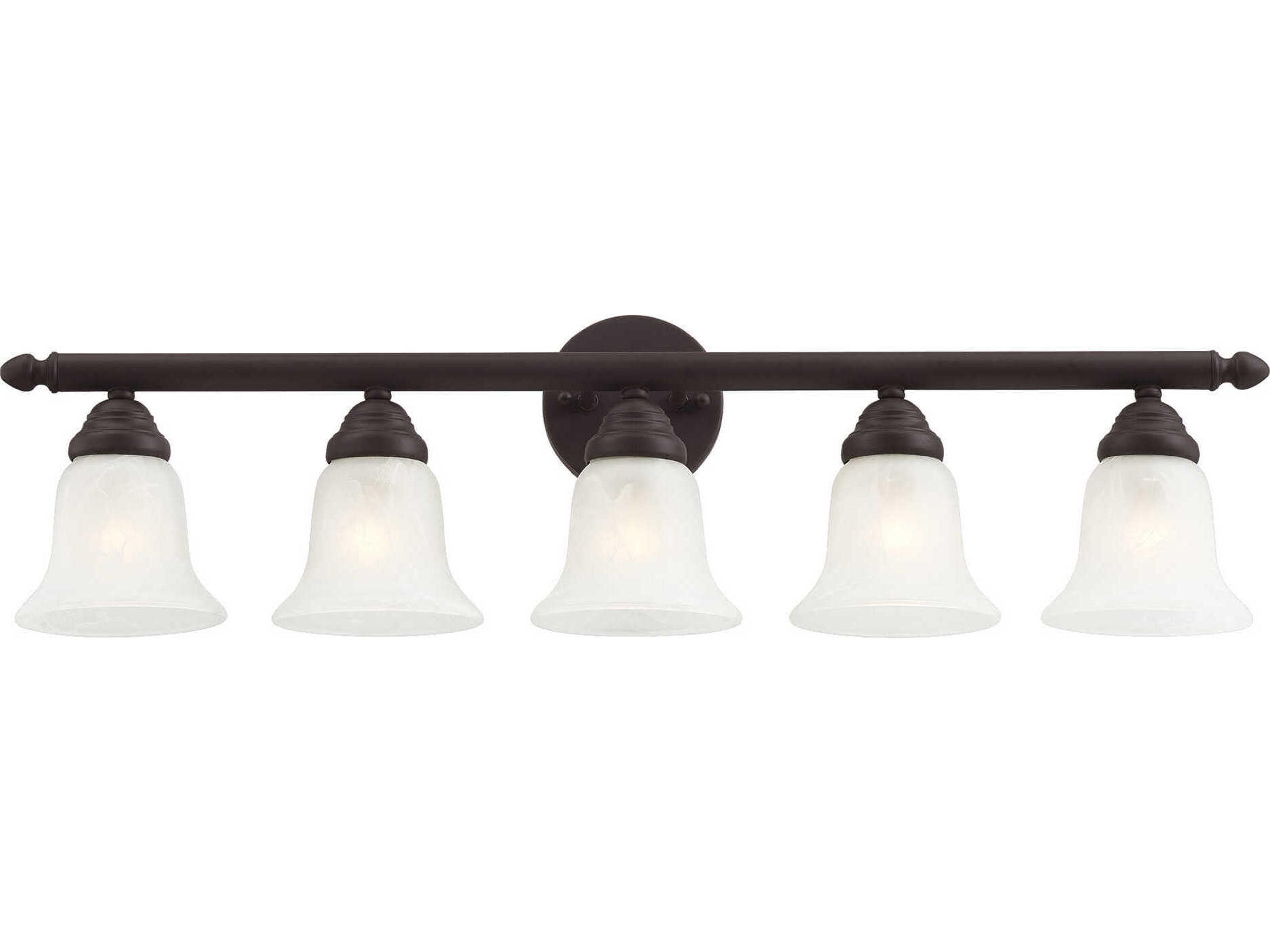 Livex Lighting Neptune 5-Light Bronze Glass Vanity Light