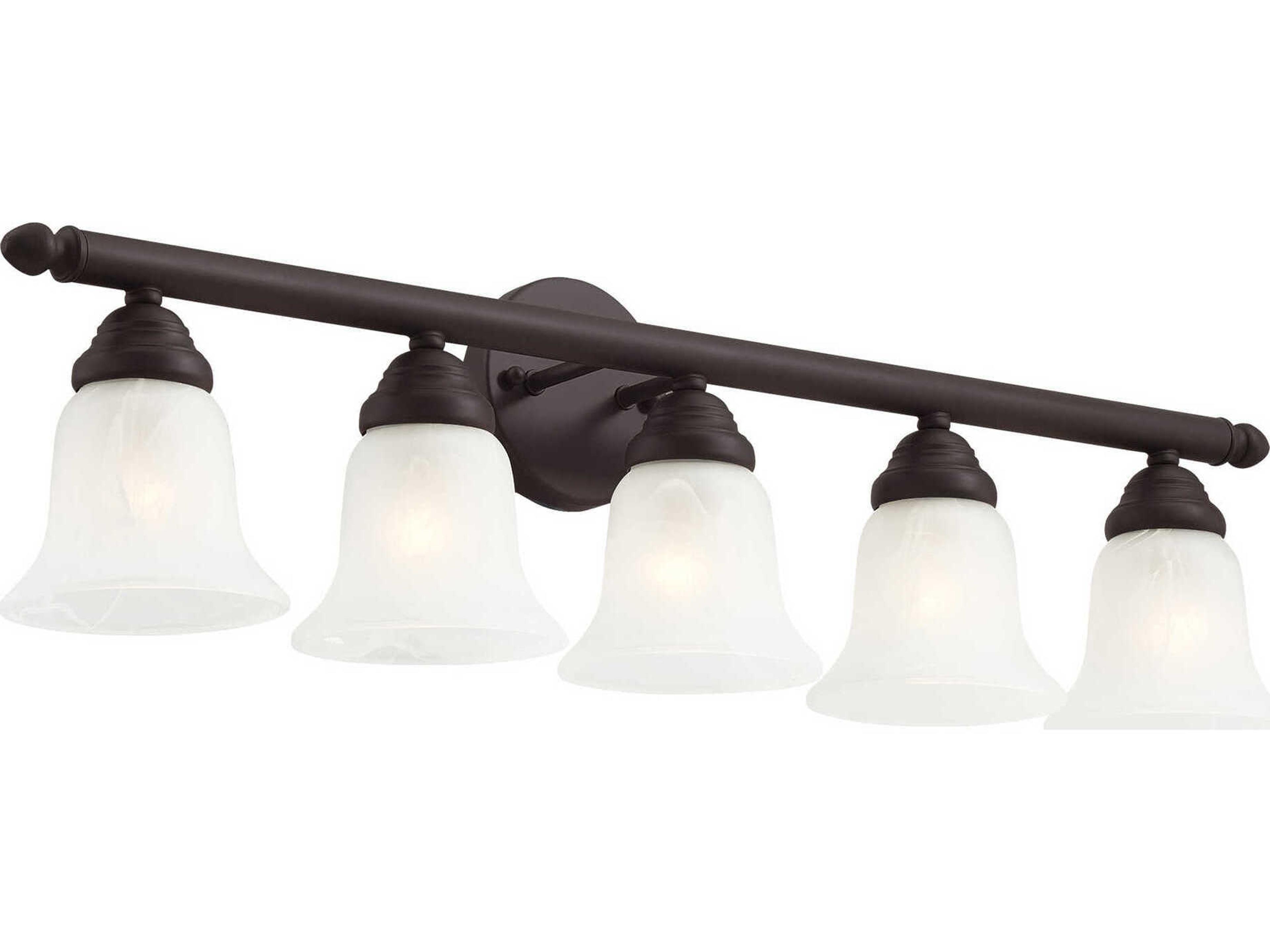 Livex Lighting Neptune 5-Light Bronze Glass Vanity Light