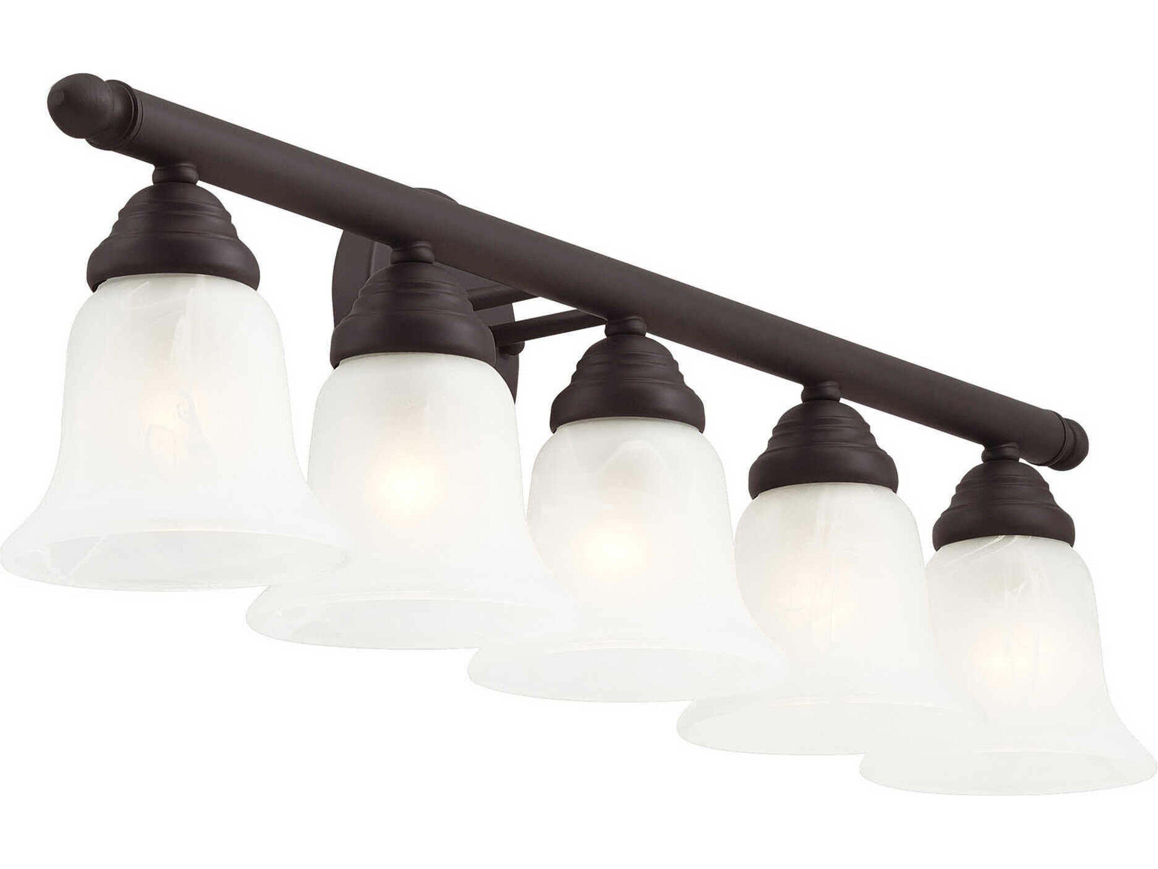 Livex Lighting Neptune 5-Light Bronze Glass Vanity Light