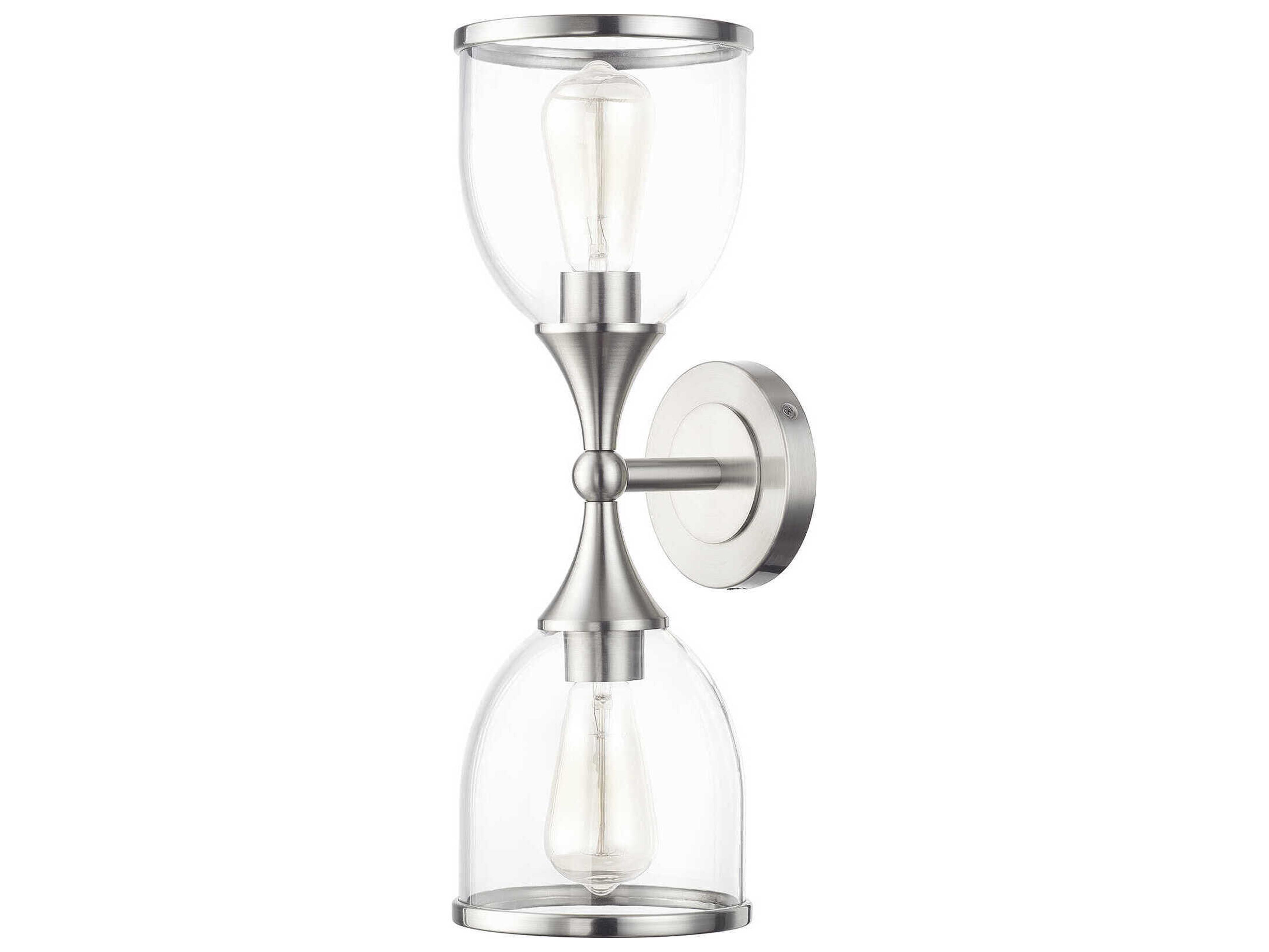 Ashridge 2-Light Brushed Nickel Vanity Light