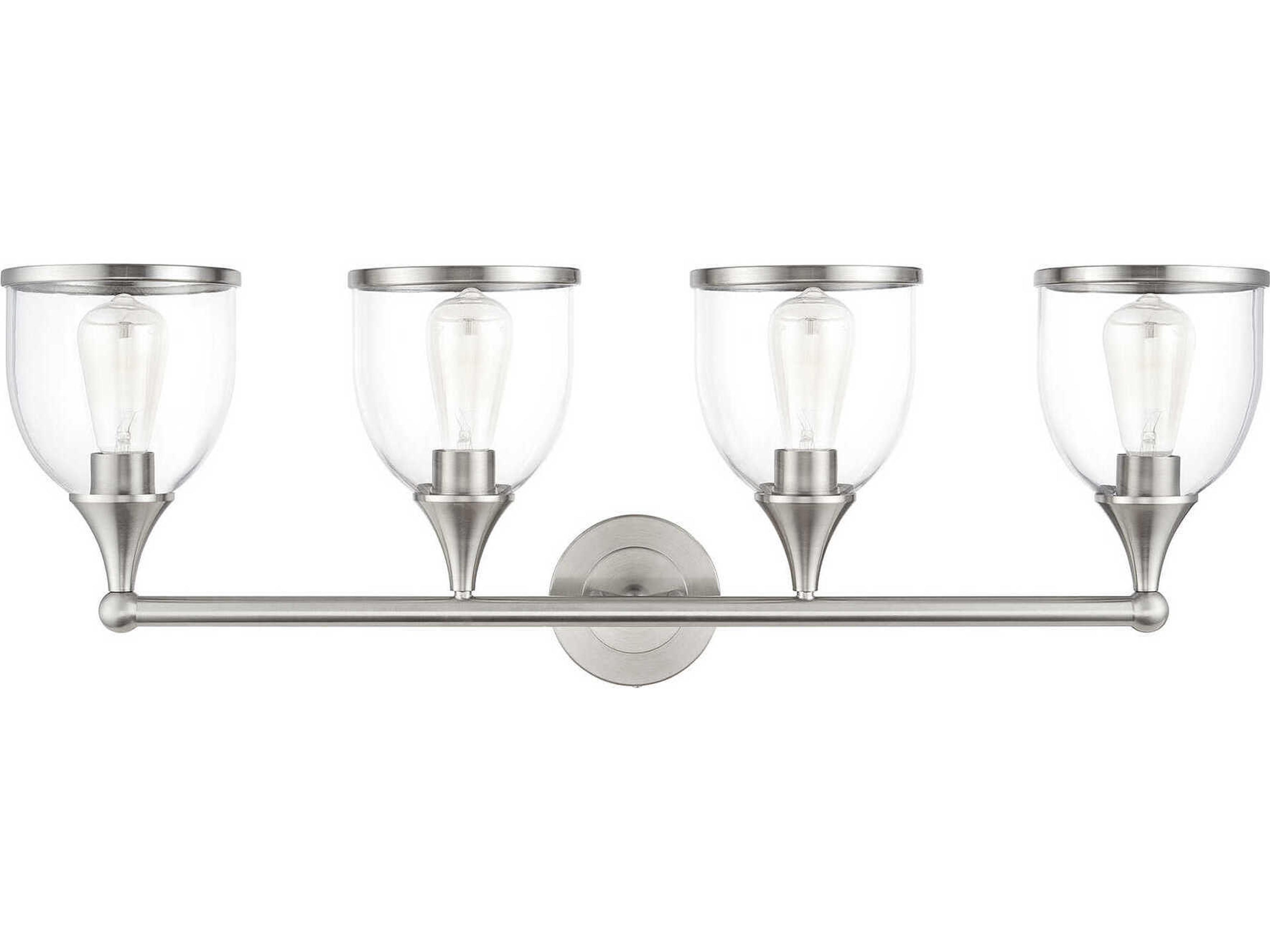 Ashridge 4-Light Brushed Nickel Vanity Light