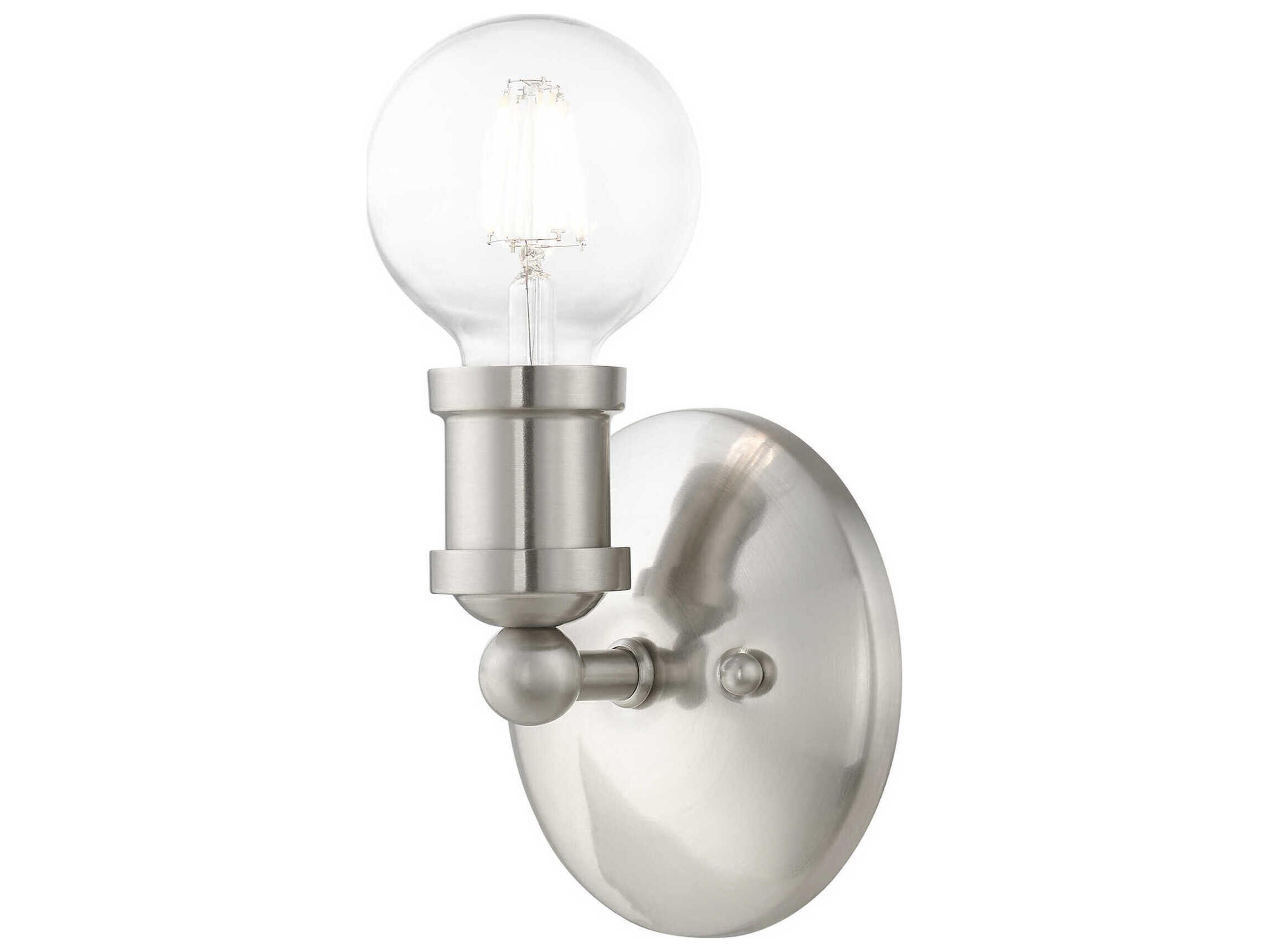 Lansdale 1-Light Brushed Nickel Wall Sconce