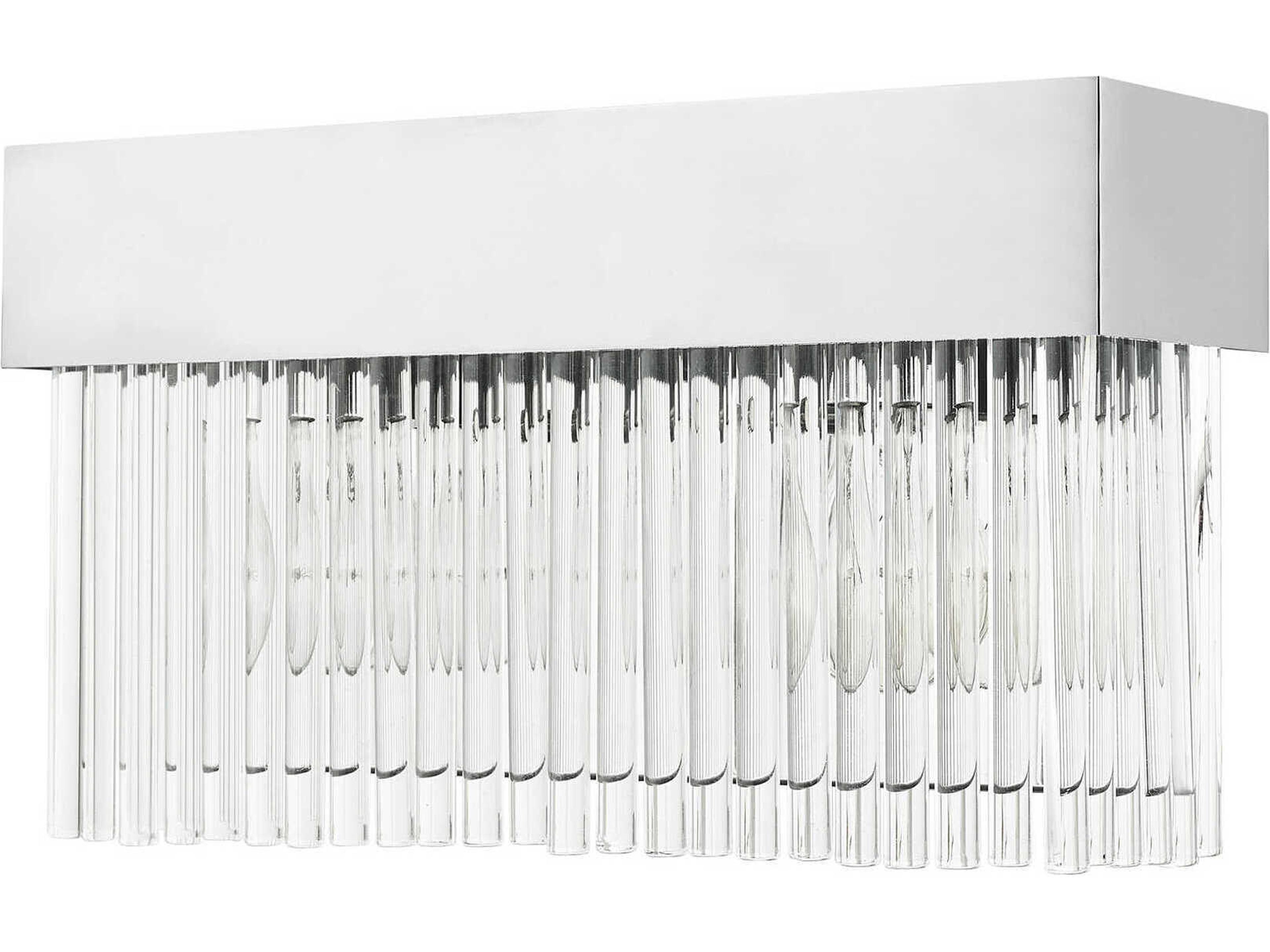 Livex Lighting Norwich 2-Light Polished Chrome Crystal Vanity Light