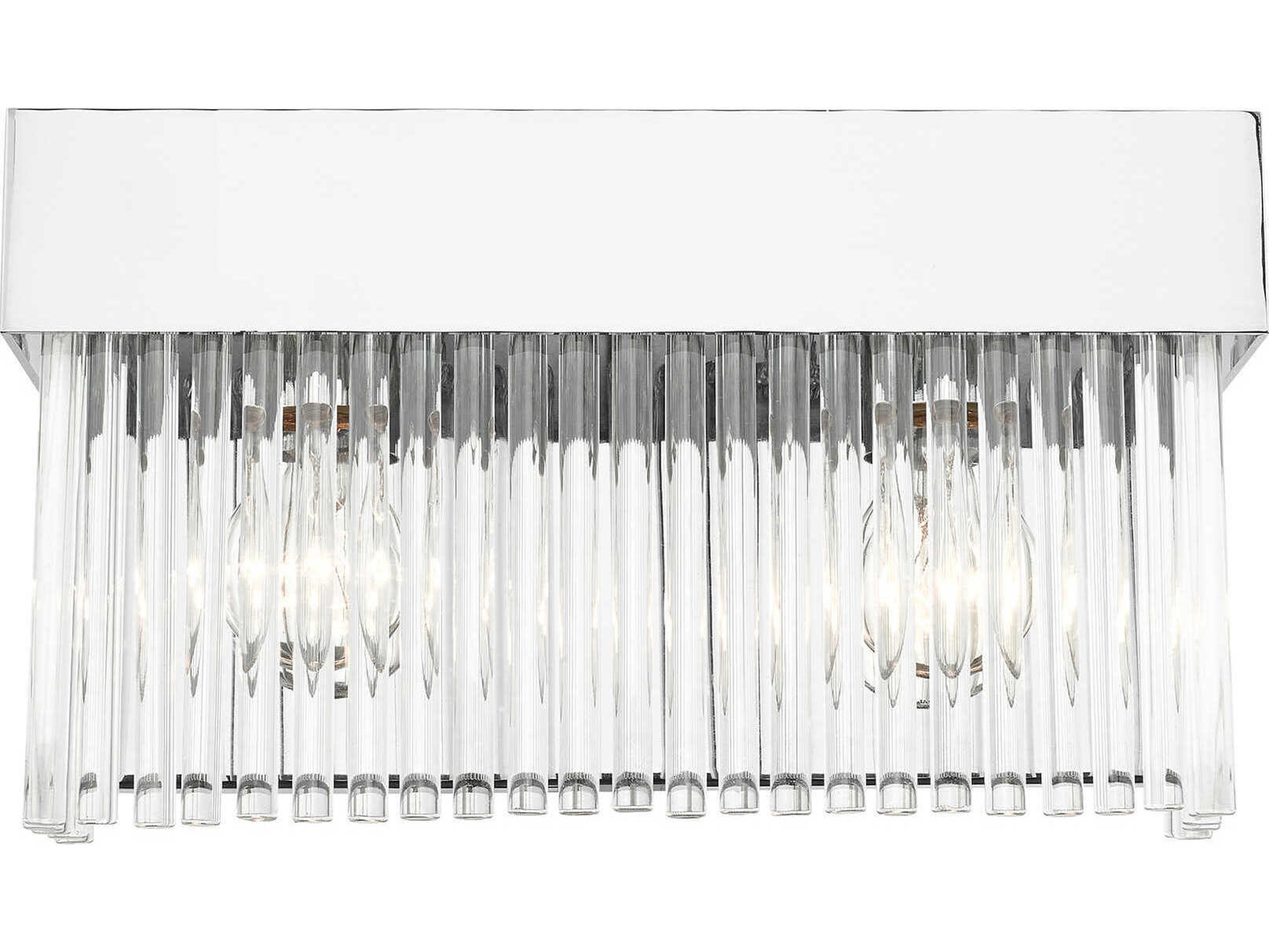 Livex Lighting Norwich 2-Light Polished Chrome Crystal Vanity Light