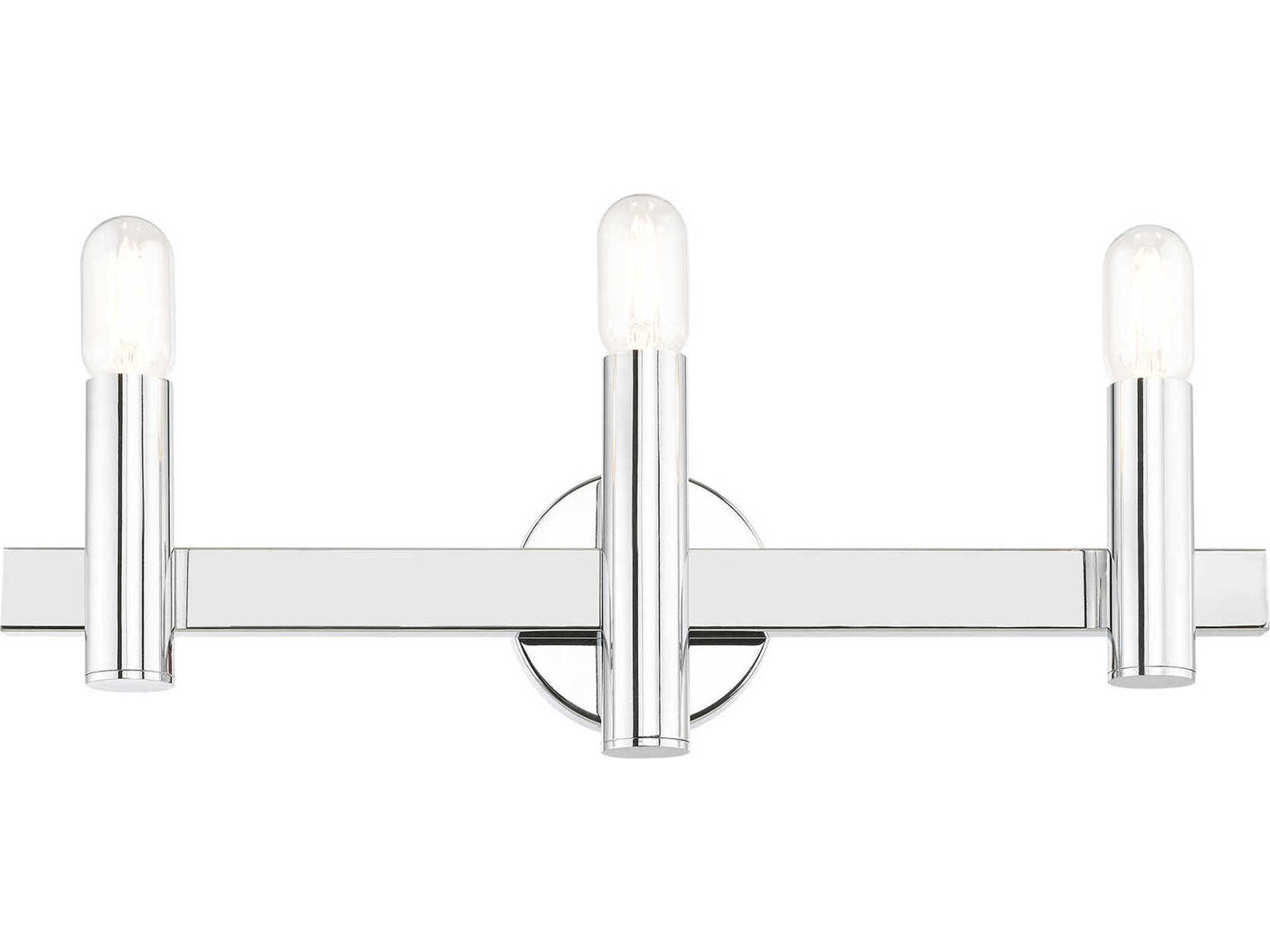 Livex Lighting Helsinki 3-Light Polished Chrome Vanity Light