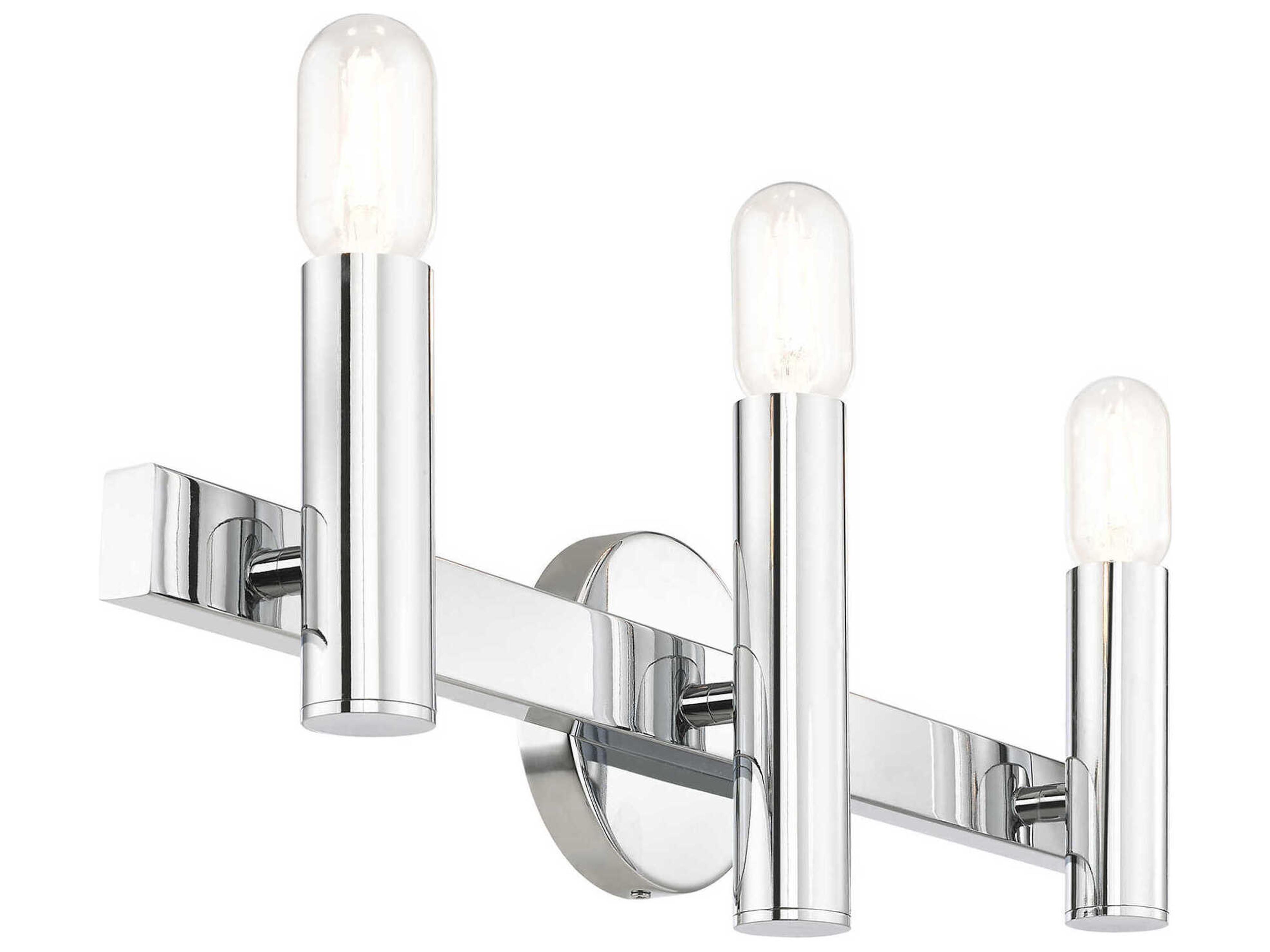 Livex Lighting Helsinki 3-Light Polished Chrome Vanity Light