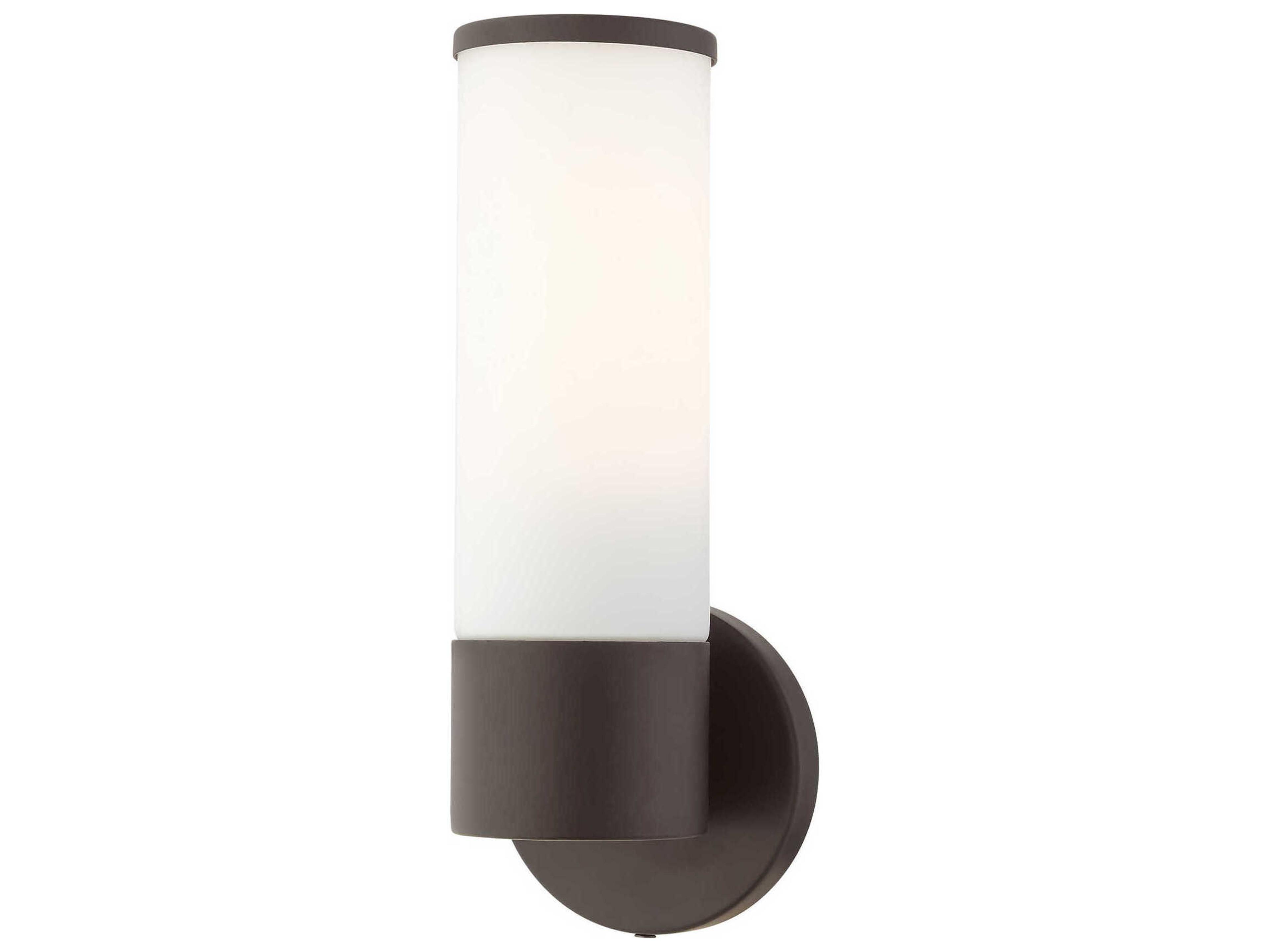 Lindale 1-Light Bronze Glass Wall Sconce
