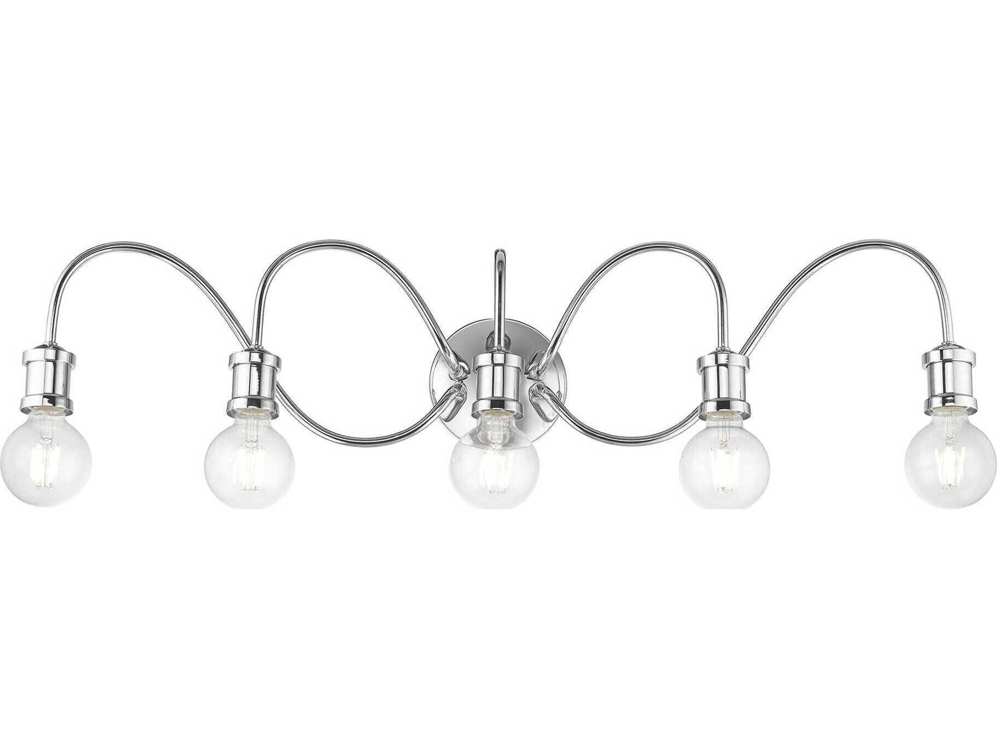 Livex Lighting Lansdale 5-Light Polished Chrome Vanity Light