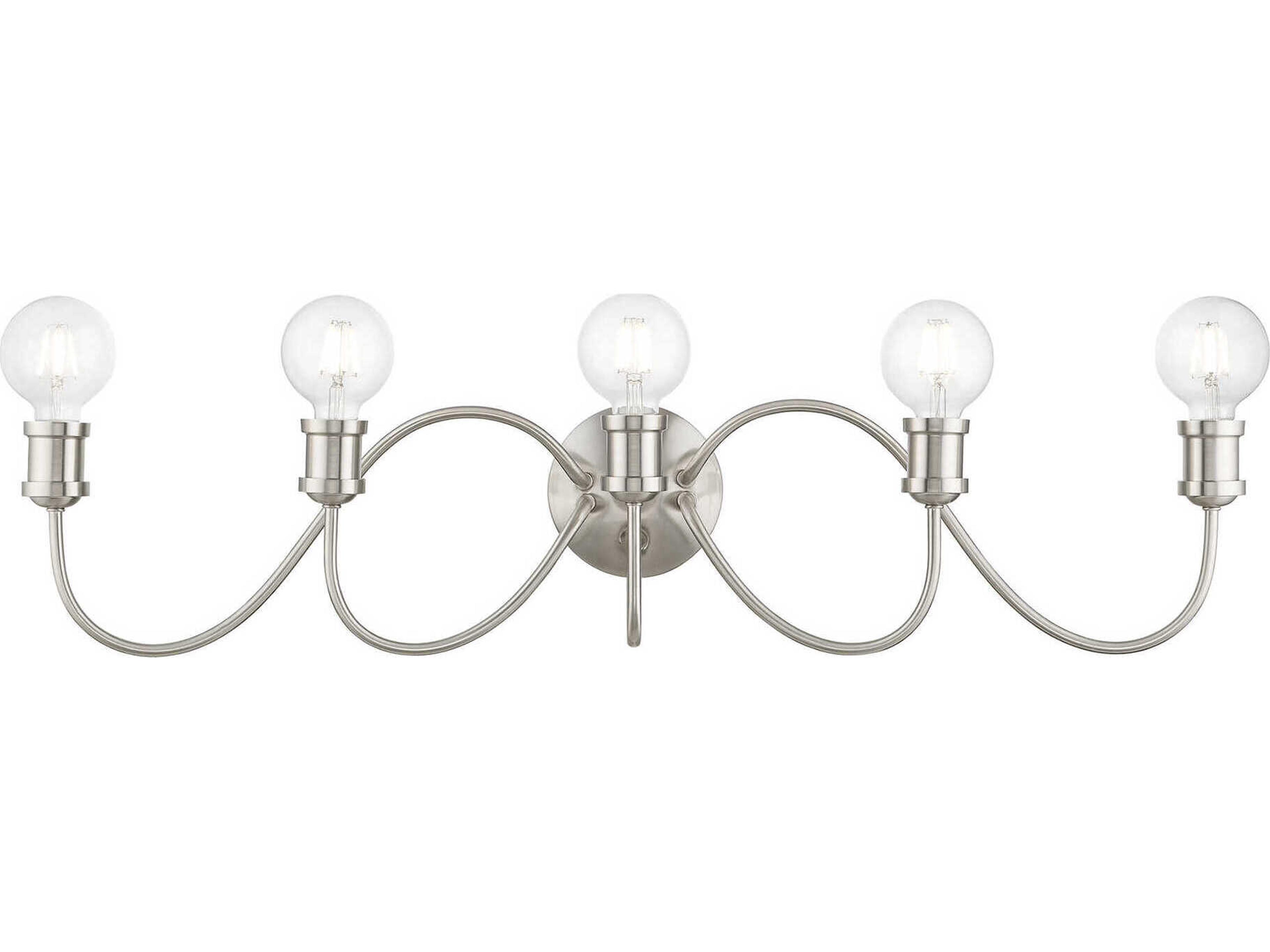 Lansdale 5-Light Brushed Nickel Vanity Light