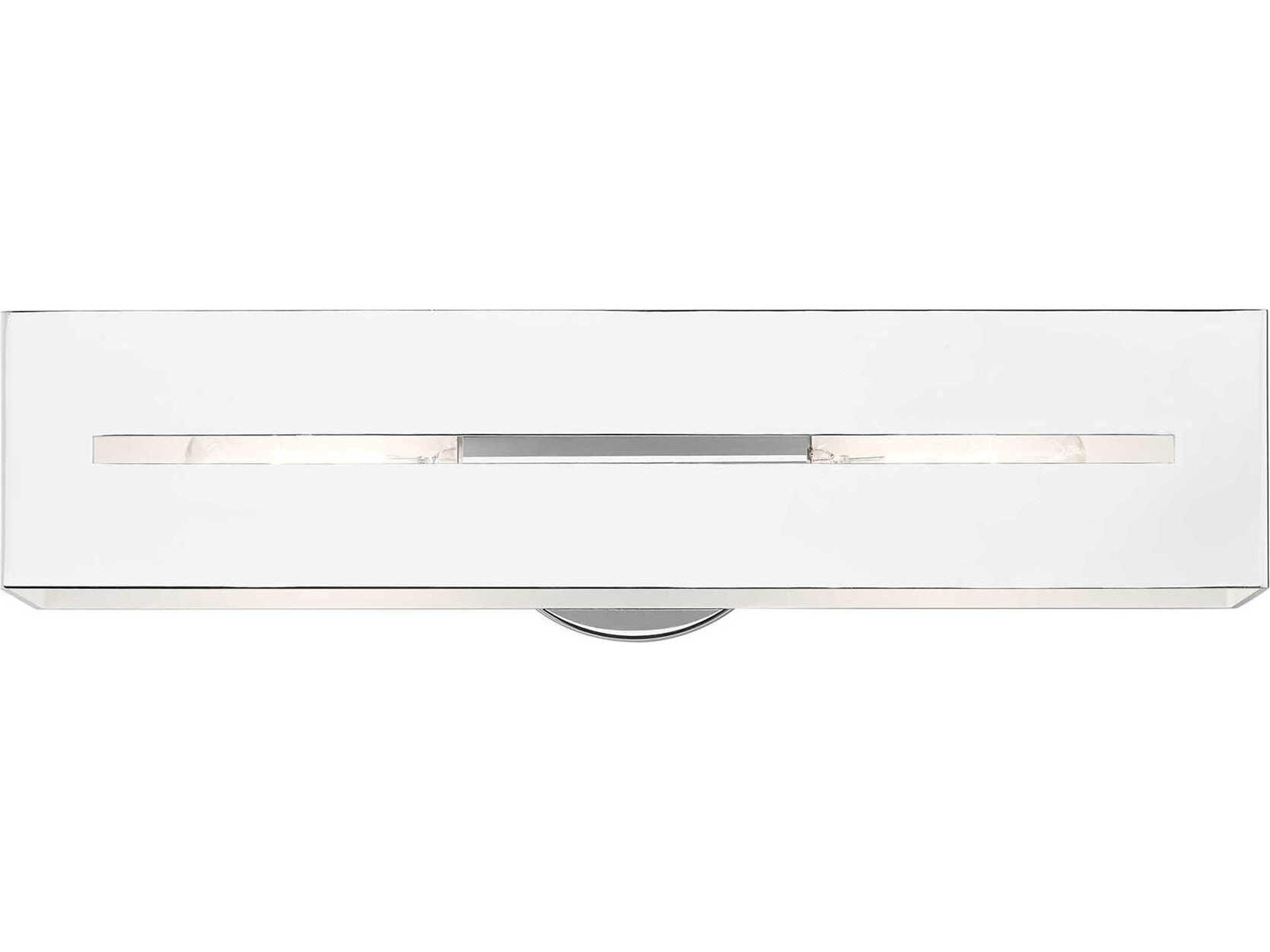 Soma 2-Light Polished Chrome Vanity Light