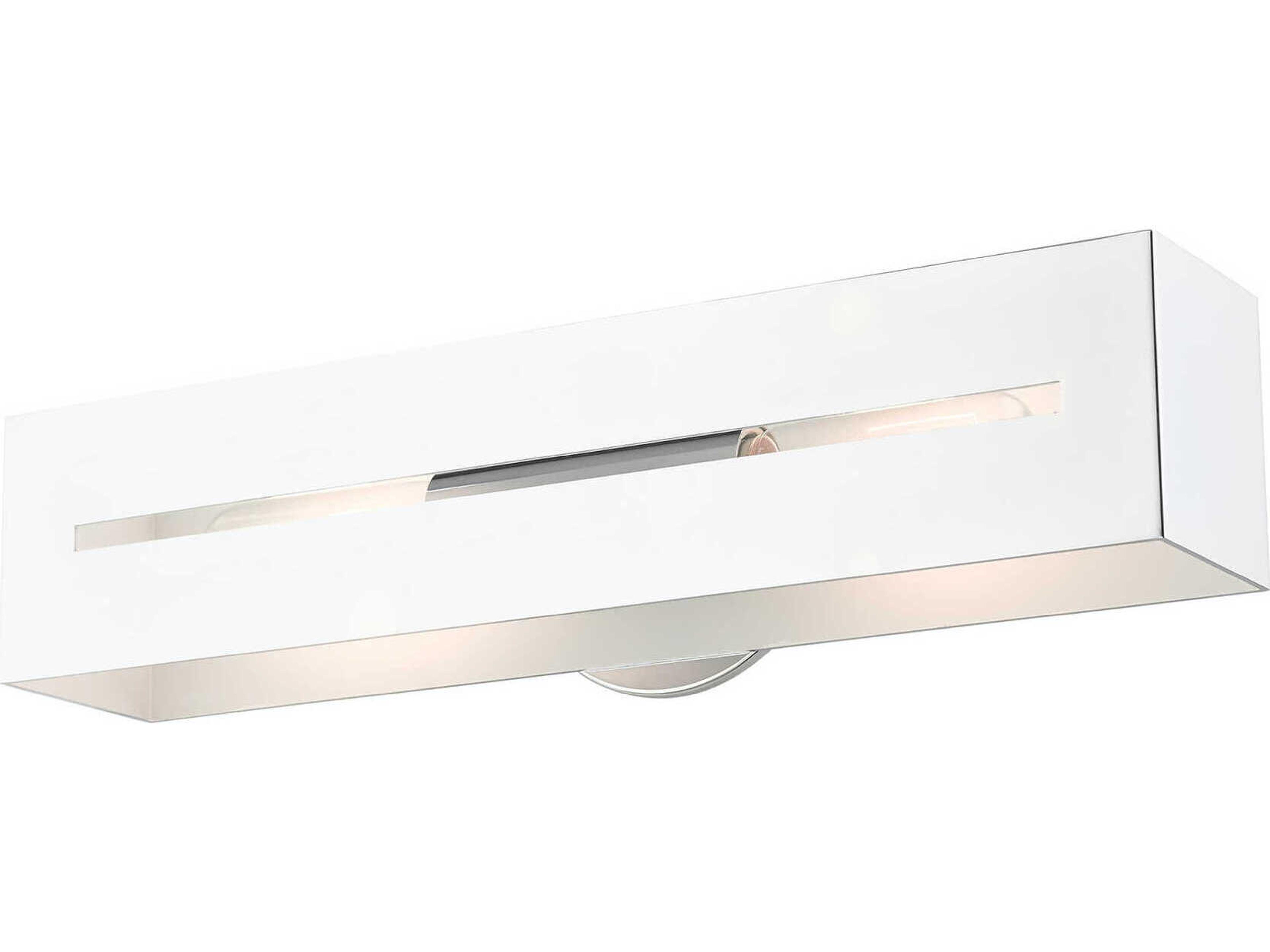 Livex Lighting Soma 2-Light Polished Chrome Vanity Light